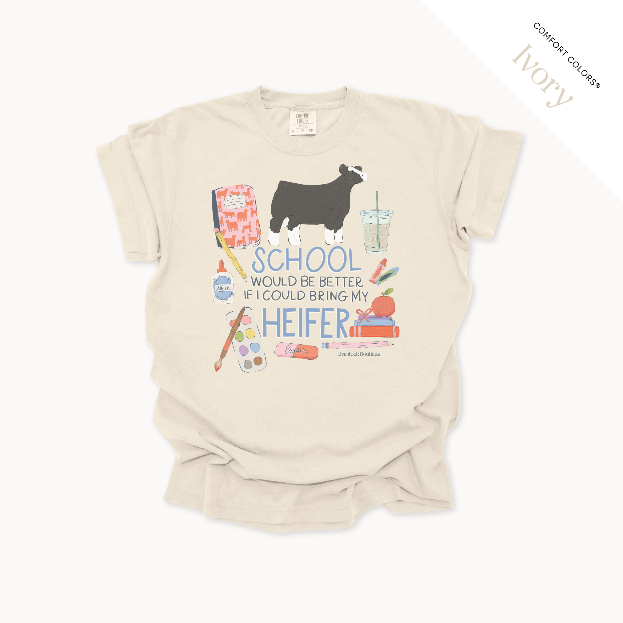 School Would Be Better Heifer - Adult Shirts