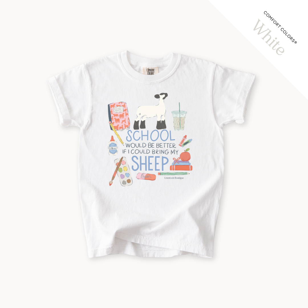 School Would Be Better Sheep - Youth T-Shirt