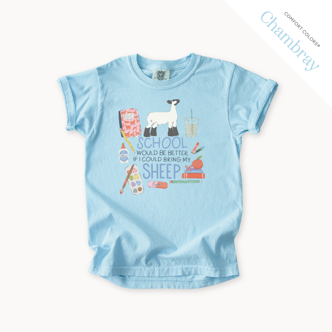 School Would Be Better Sheep - Youth T-Shirt