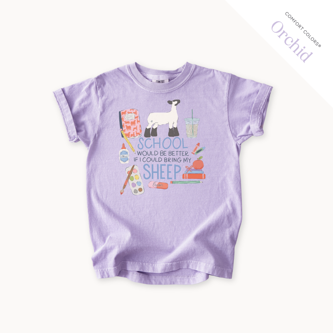 School Would Be Better Sheep - Youth T-Shirt