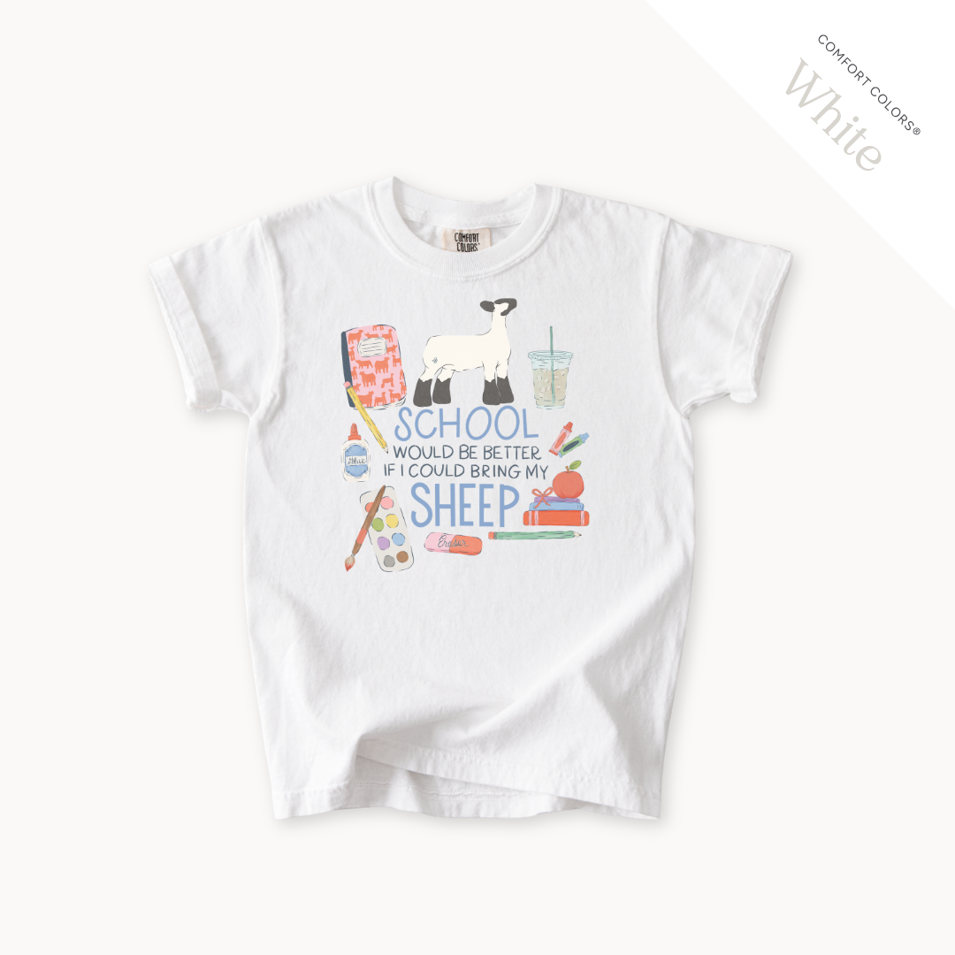 School Would Be Better Sheep - Youth T-Shirt