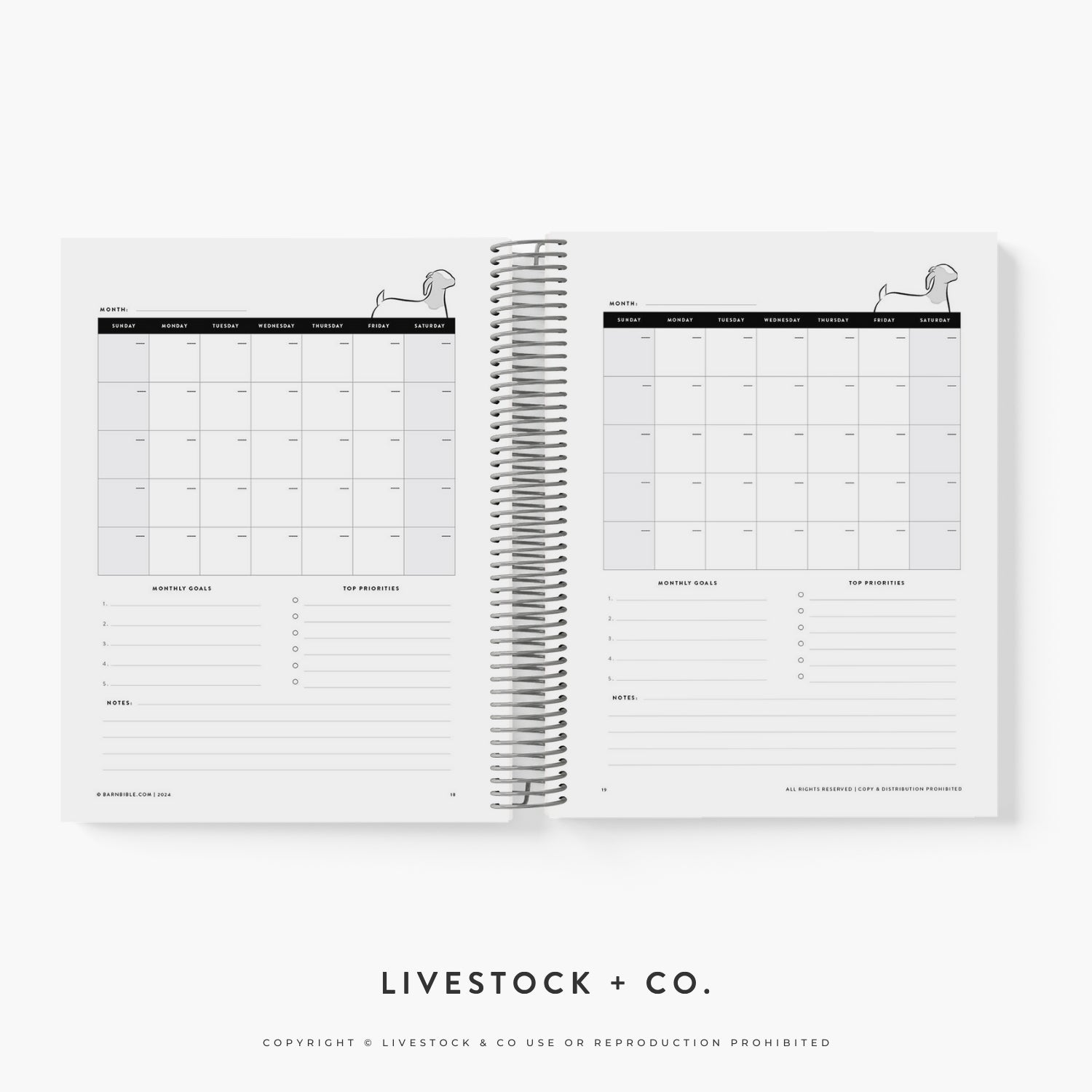 Personalized Barn Bible™ Donor & Recip Planner