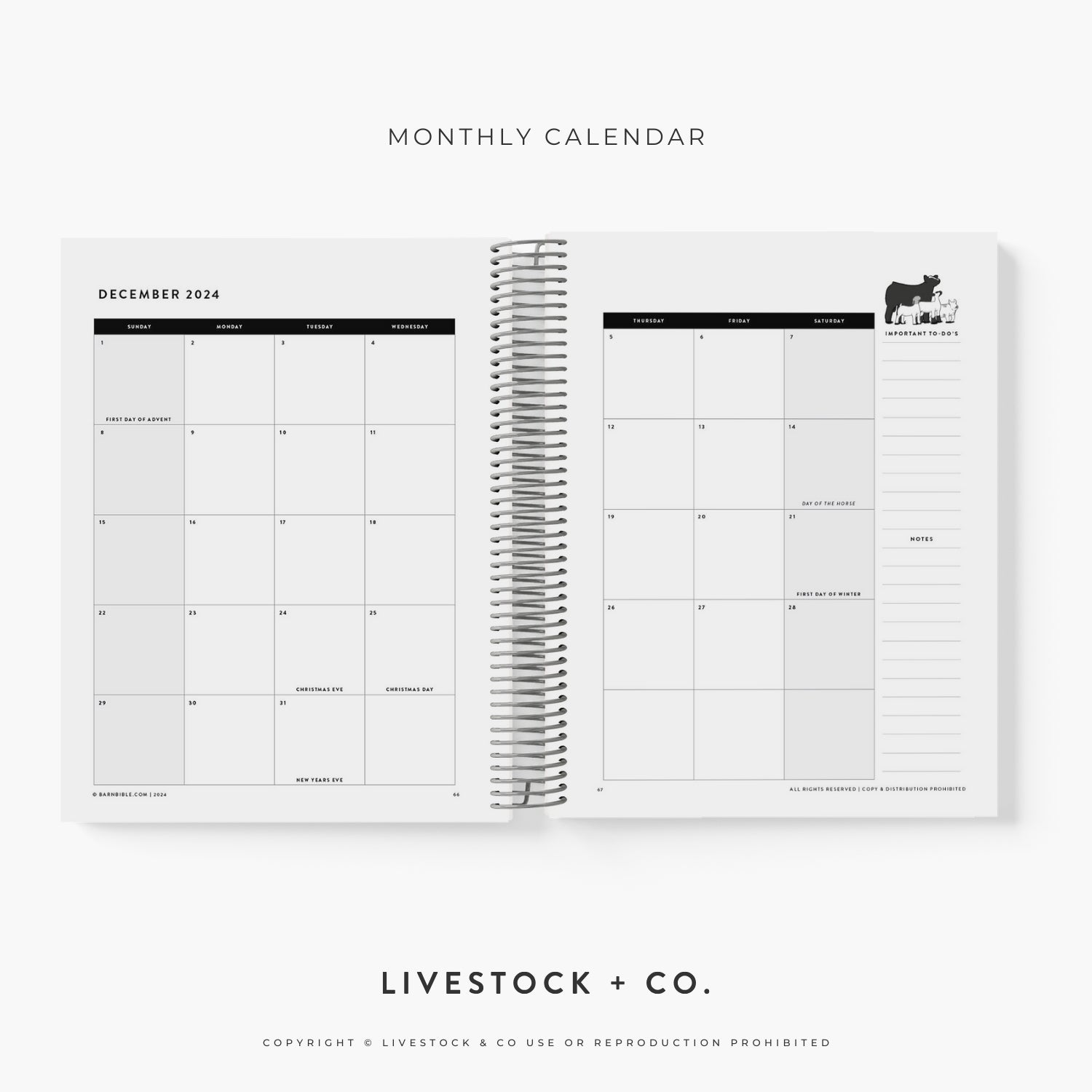 Personalized Barn Bible™ Weekly Planner