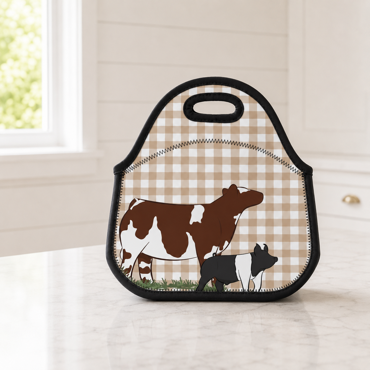 Personalized Livestock Lunch Bag