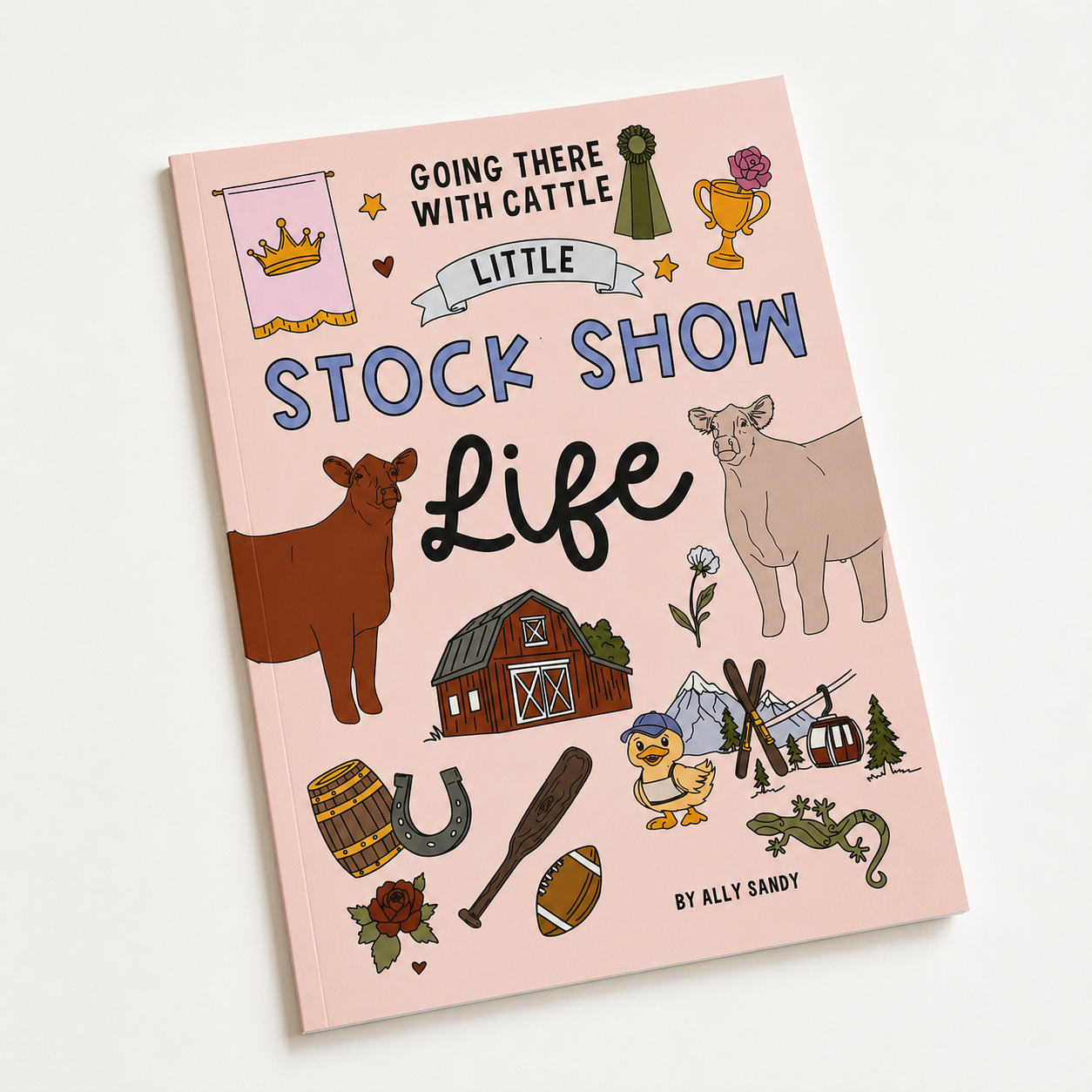 Little Stock Show Life: Going There with Cattle | Livestock Coloring Book for Kids
