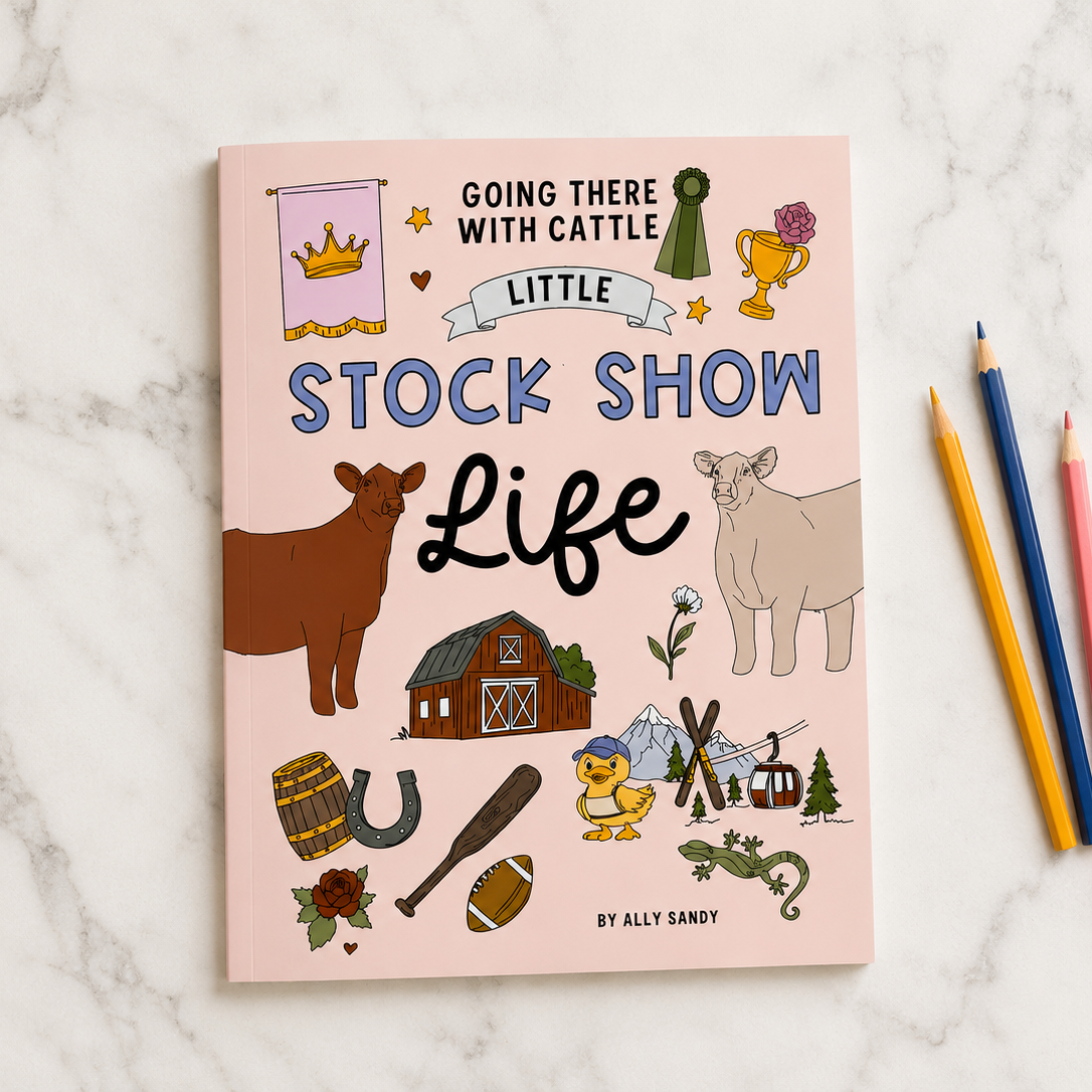 Little Stock Show Life: Going There with Cattle | Livestock Coloring Book for Kids