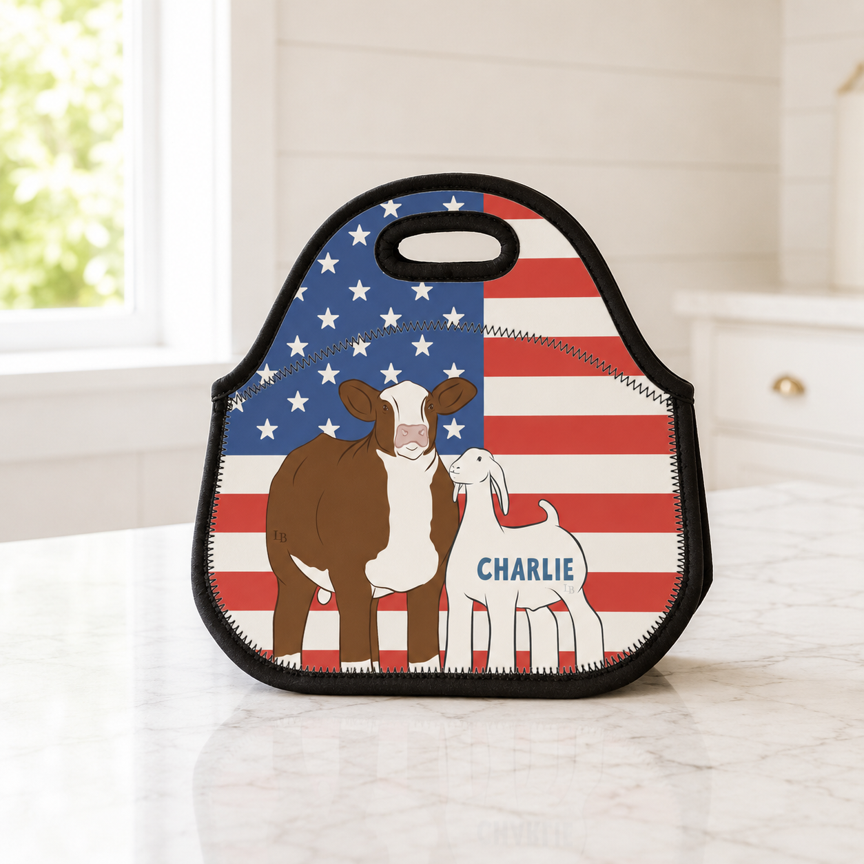 Personalized Livestock Lunch Bag