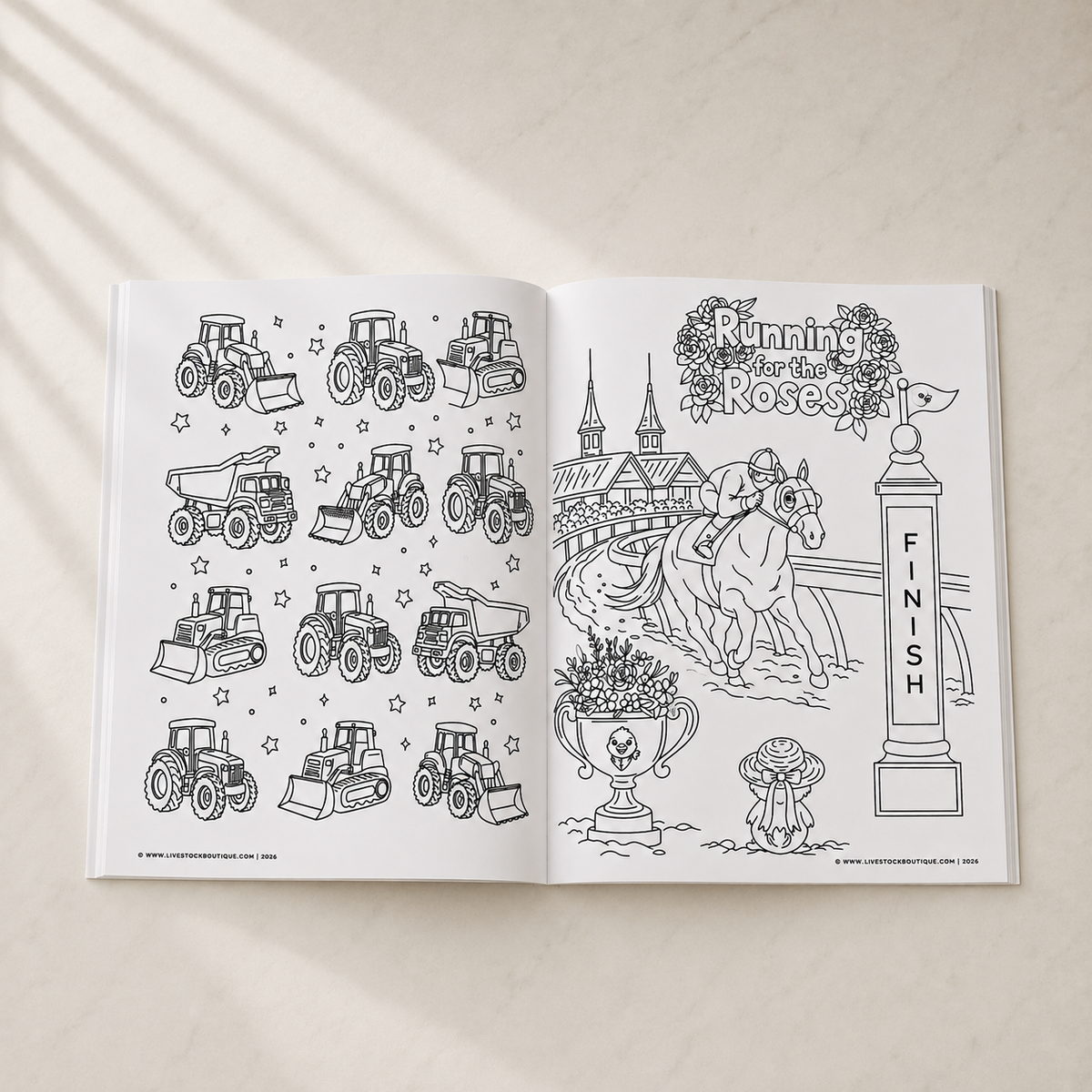 Little Stock Show Life: Going There with Goats | Livestock Coloring Book for Kids
