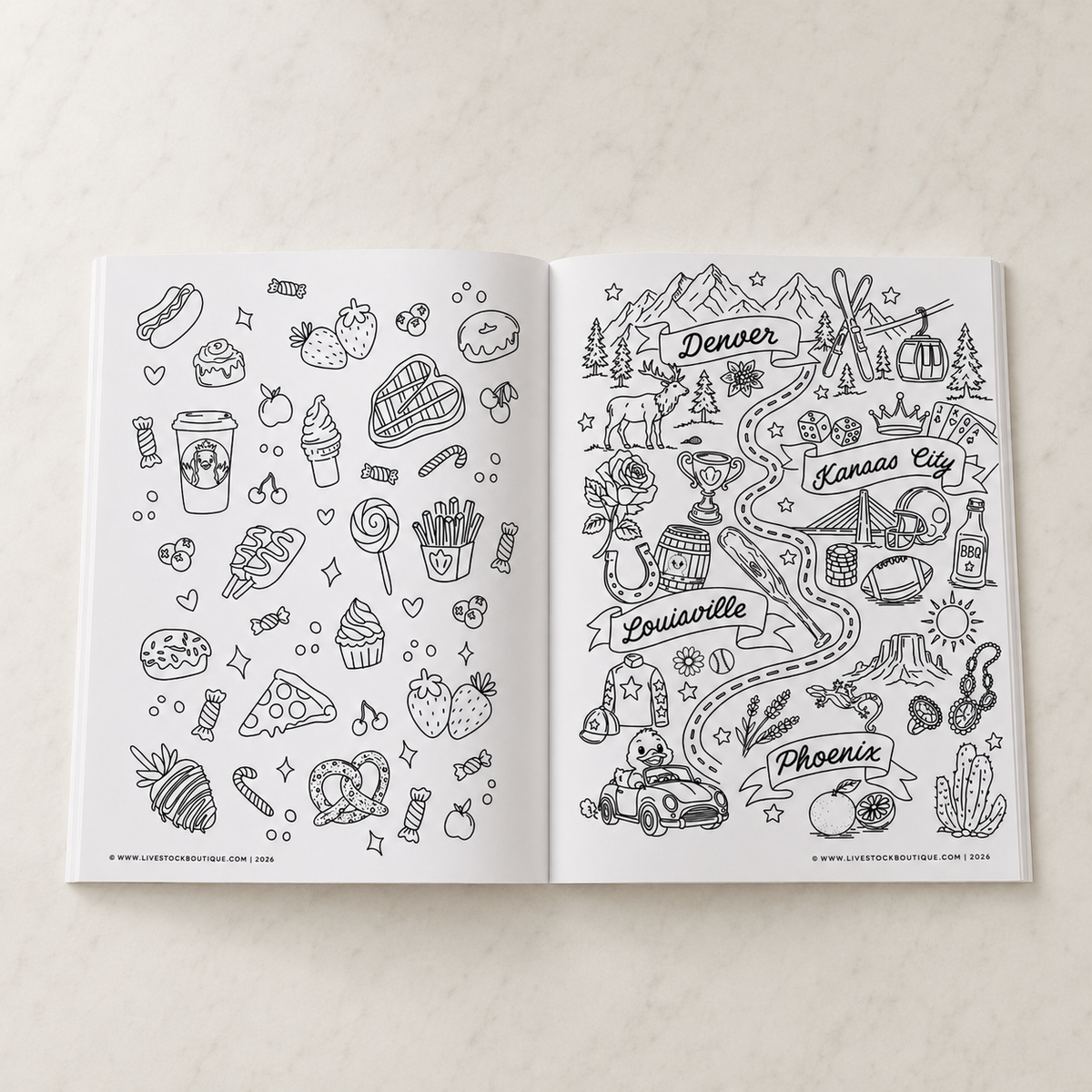 Little Stock Show Life: Going There with Goats | Livestock Coloring Book for Kids