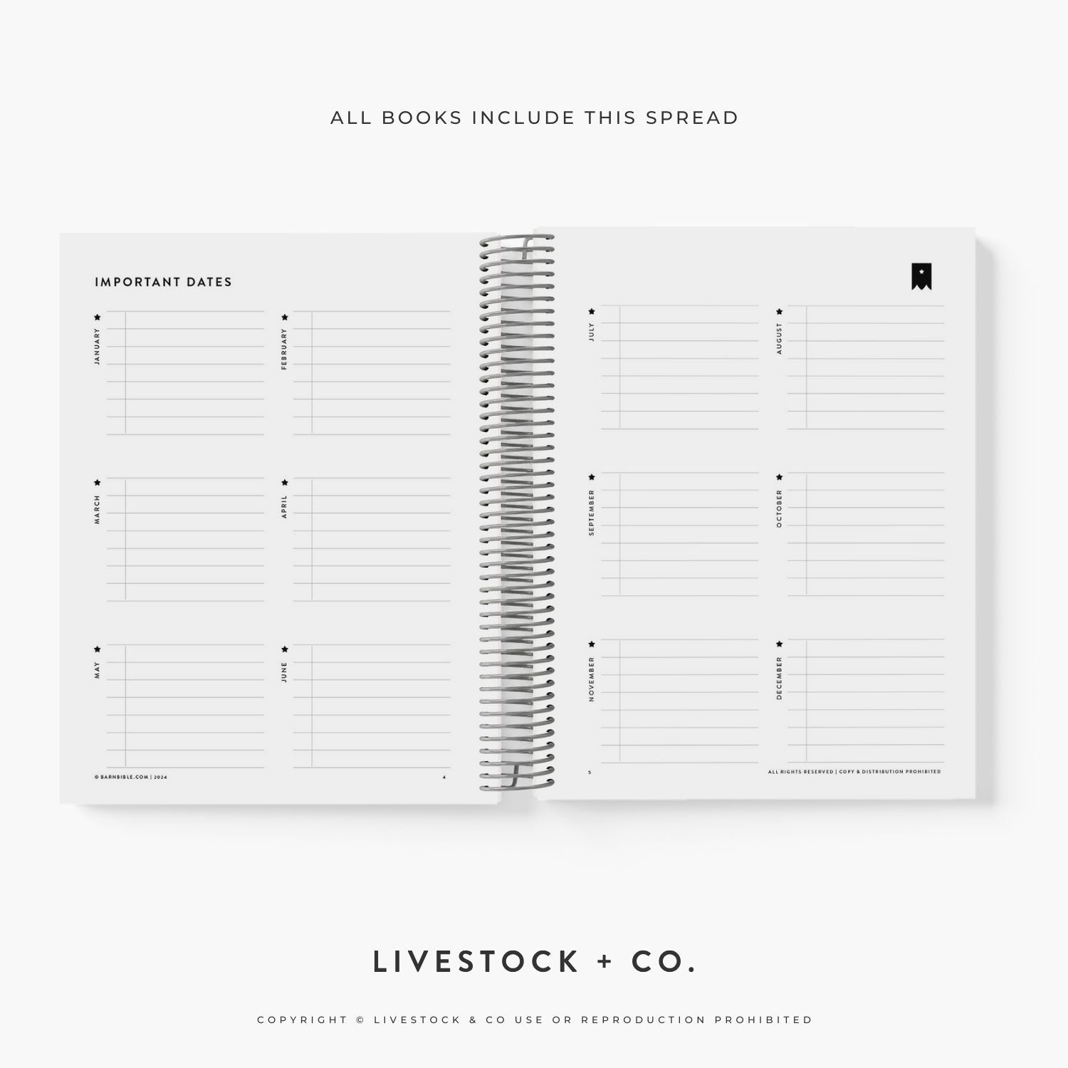 Personalized Barn Bible™ Breeding & Farrowing Planner