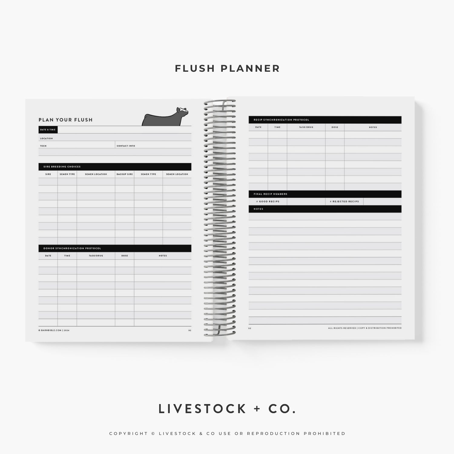 Personalized Barn Bible™ Donor & Recip Planner