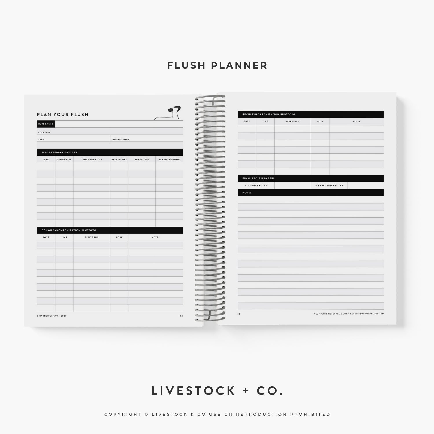 Personalized Barn Bible™ Donor & Recip Planner