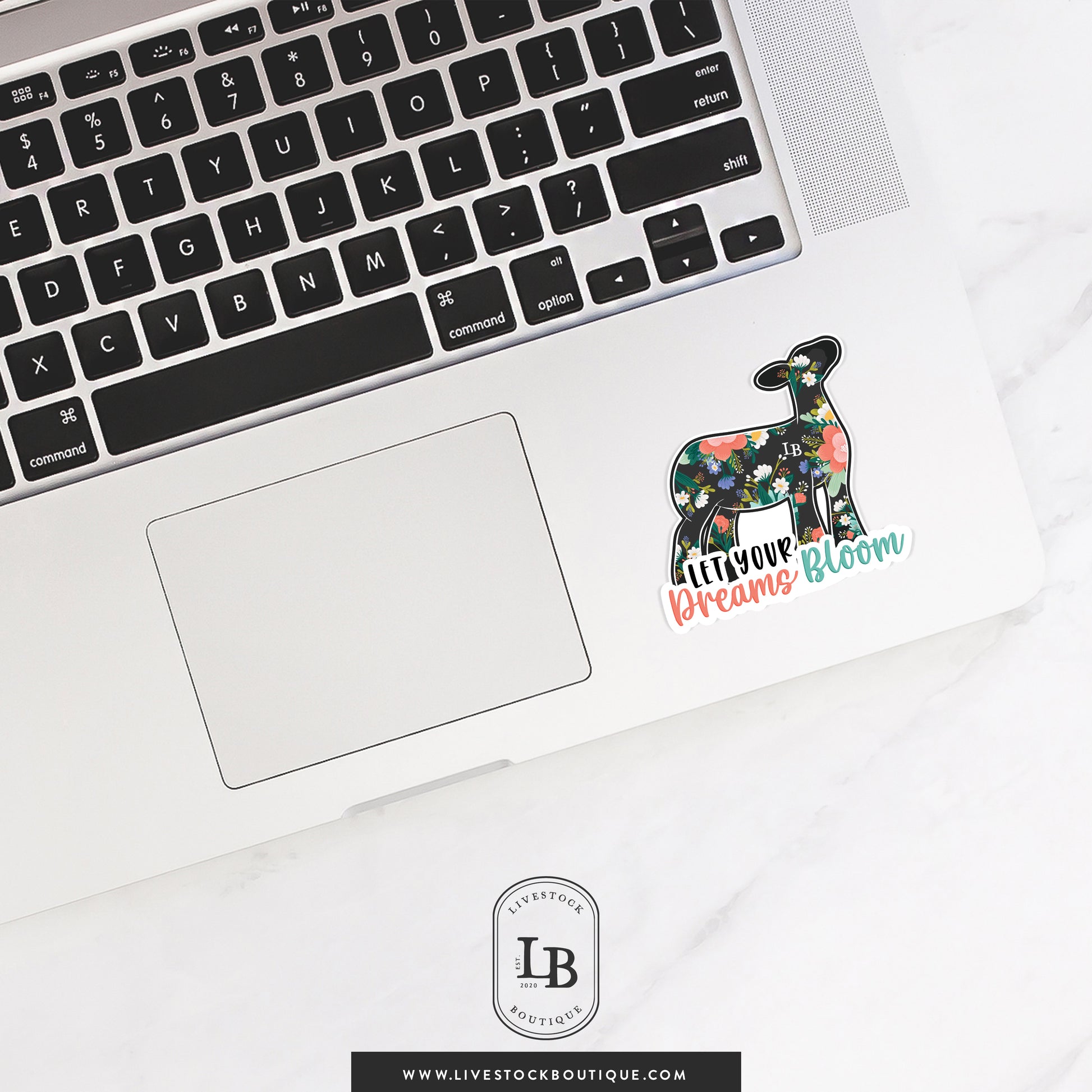 Dreams Bloom Stock Show Livestock Sticker