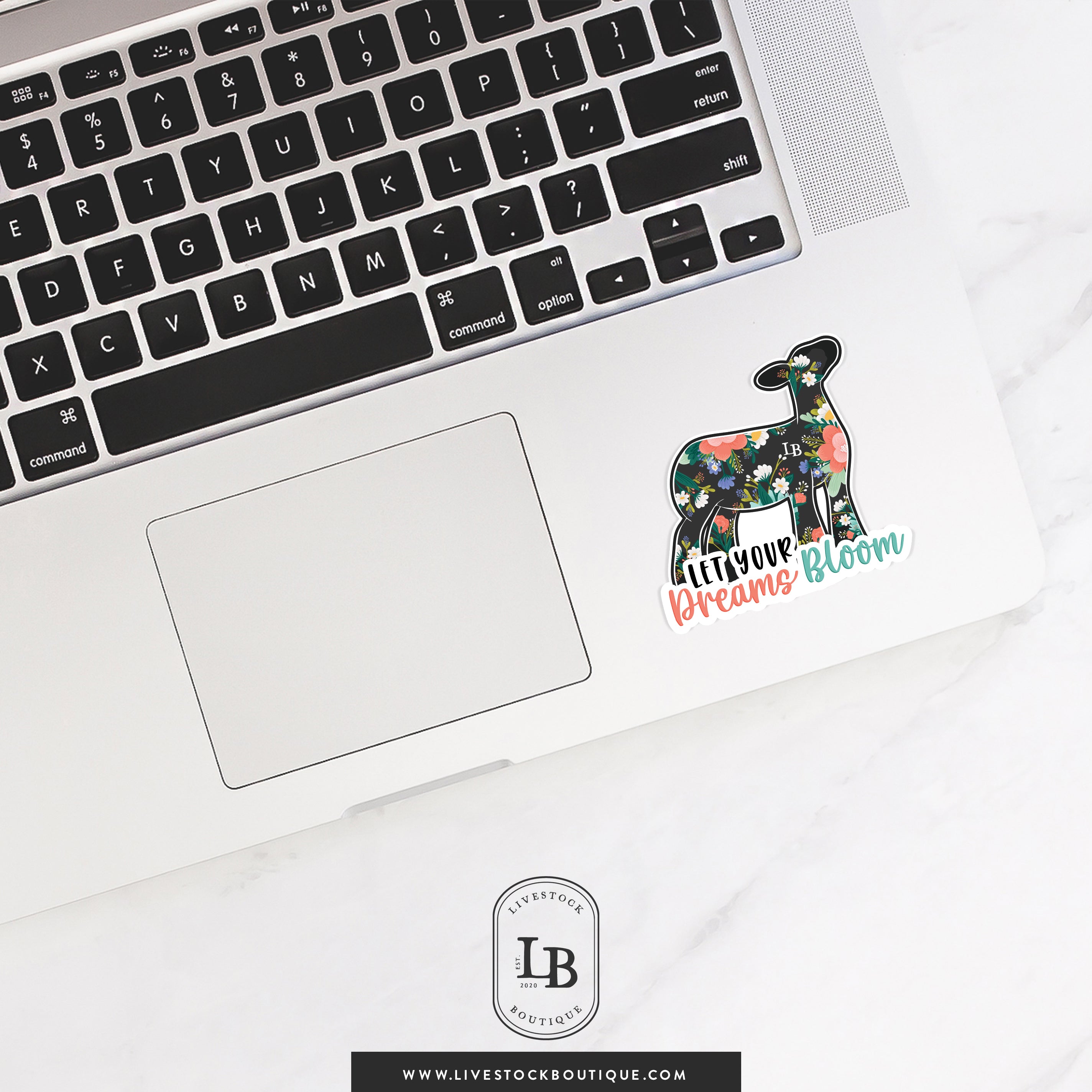 Dreams Bloom Stock Show Livestock Sticker
