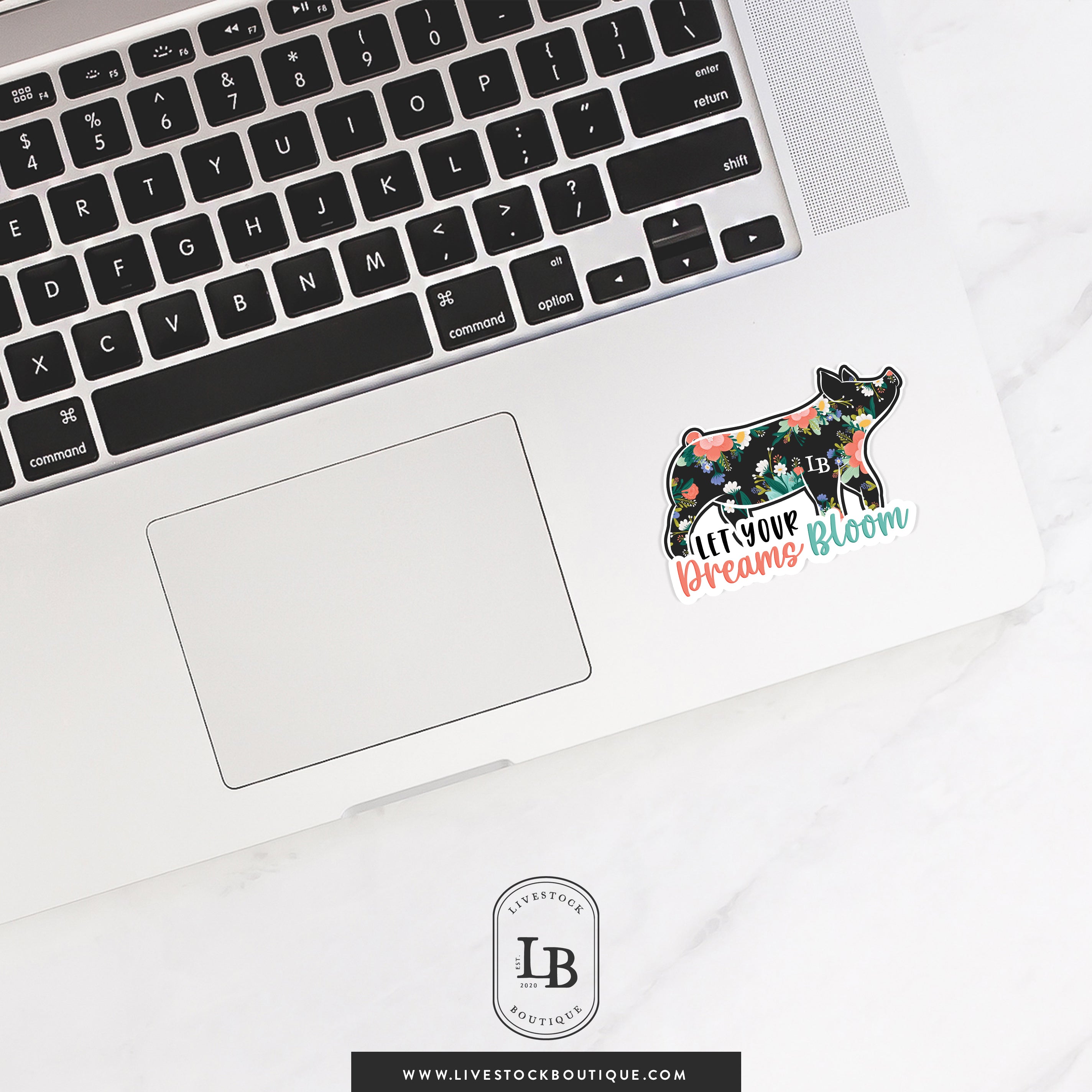Dreams Bloom Stock Show Livestock Sticker