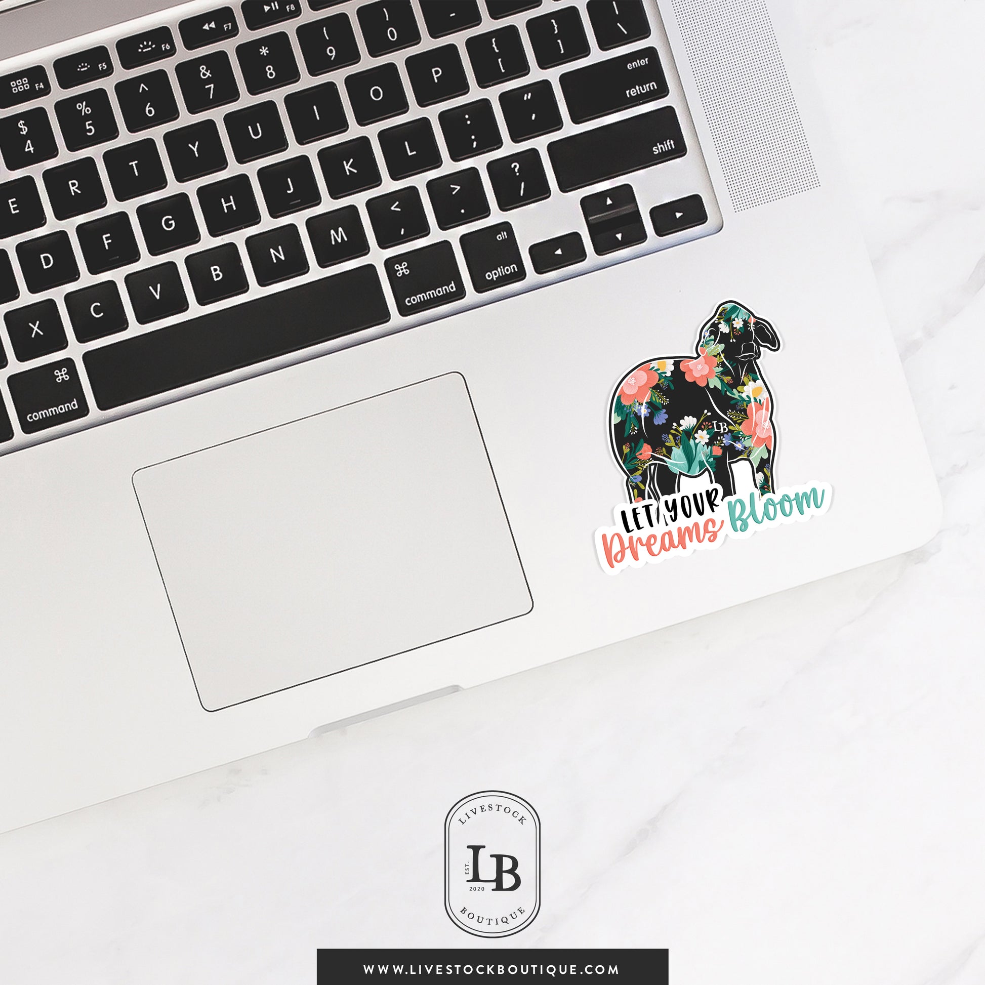 Dreams Bloom Stock Show Livestock Sticker