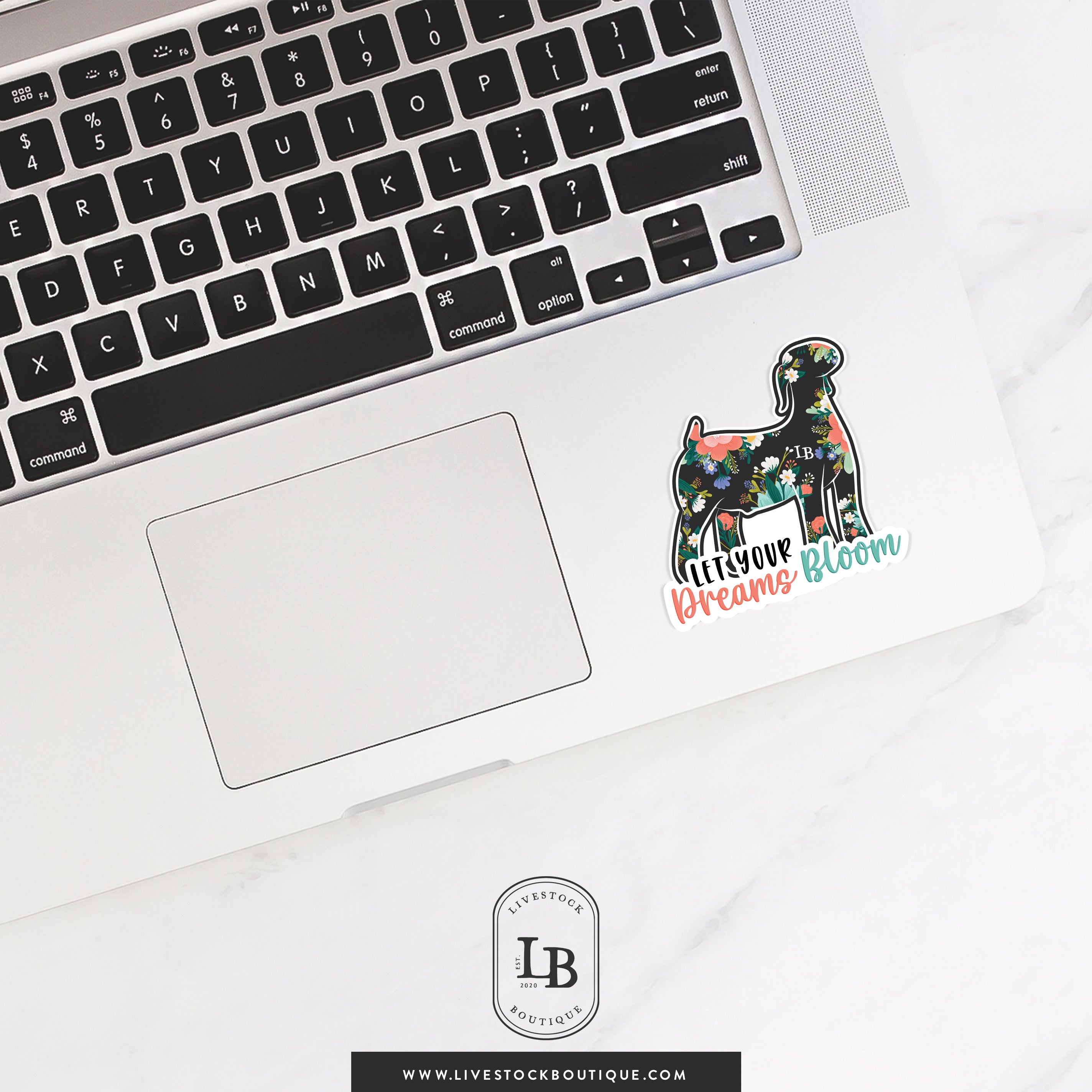 Dreams Bloom Stock Show Livestock Sticker