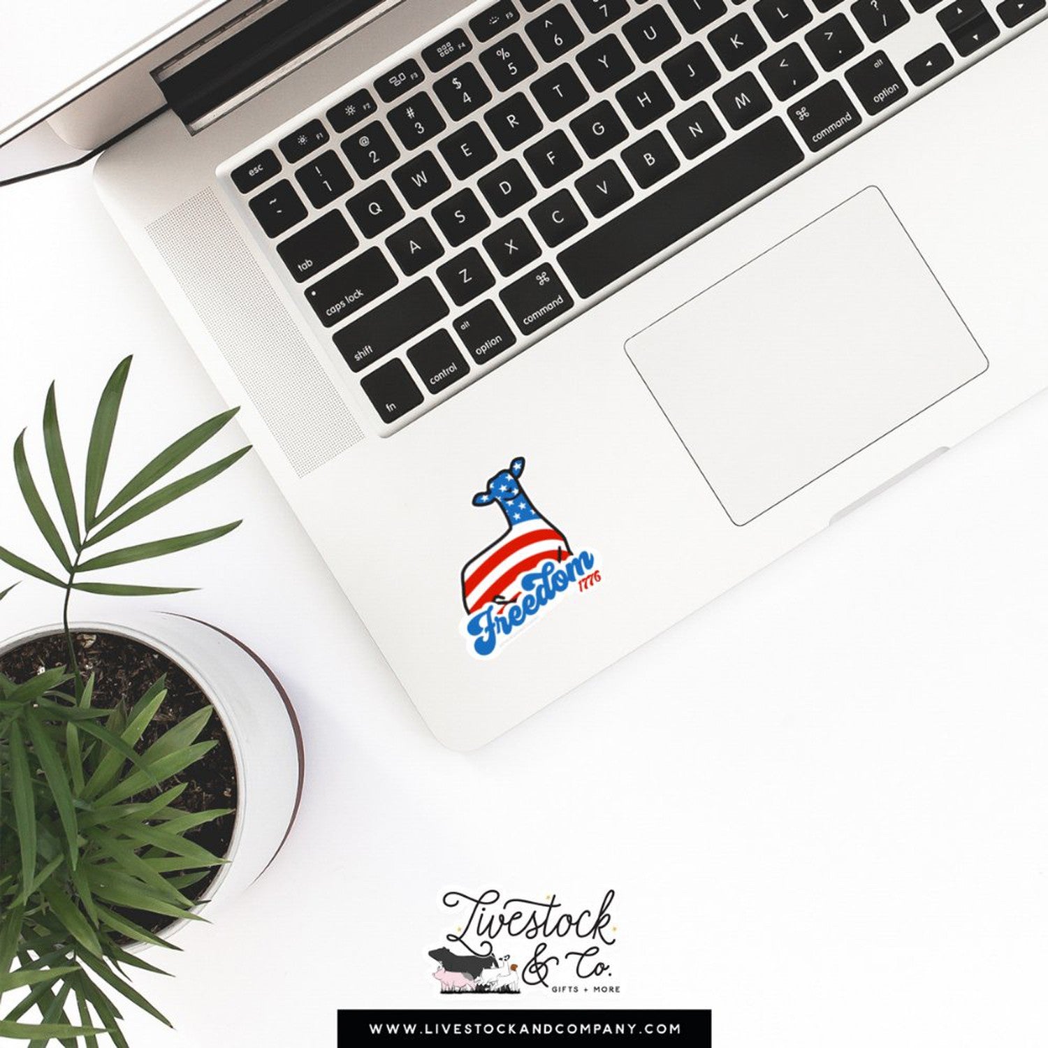 Freedom 1776 Stock Show Livestock Sticker
