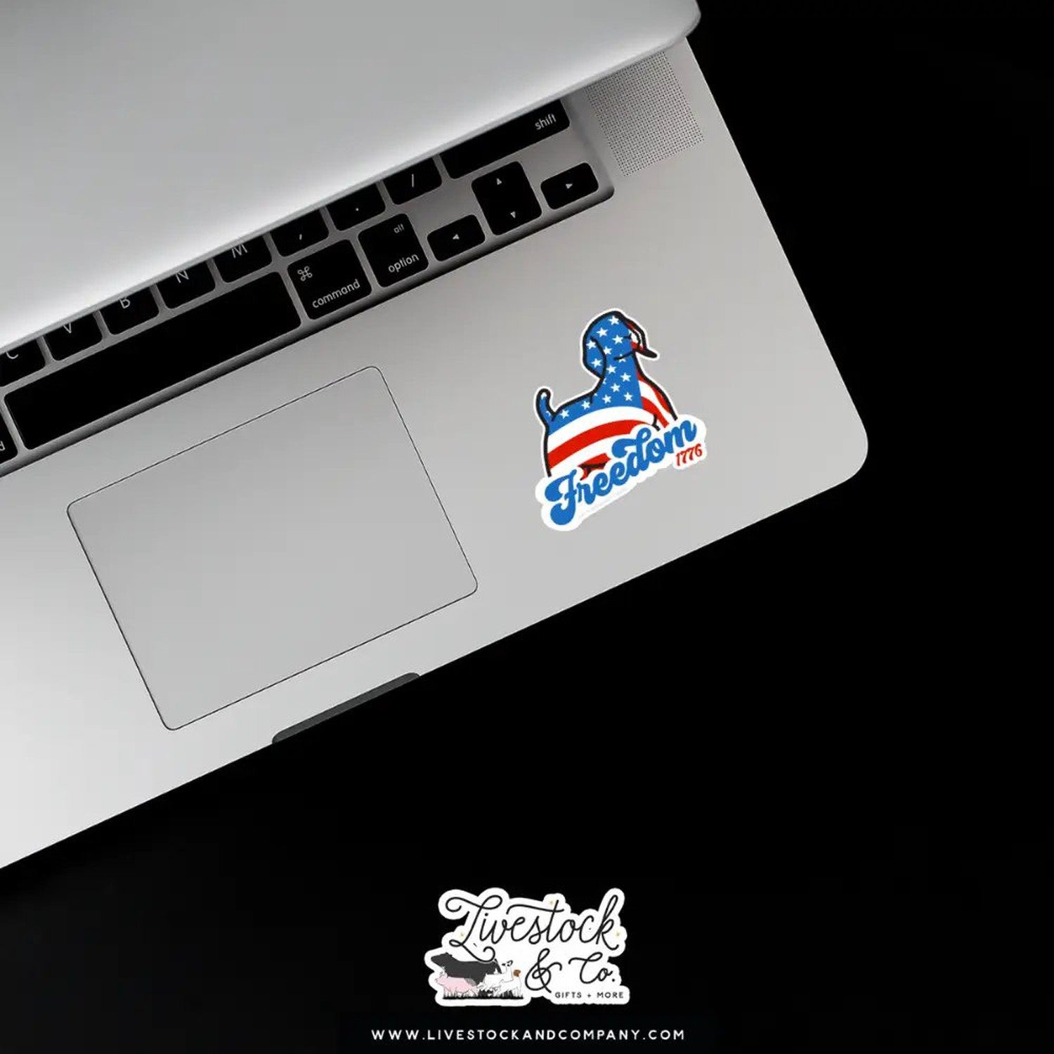 Freedom 1776 Stock Show Livestock Sticker