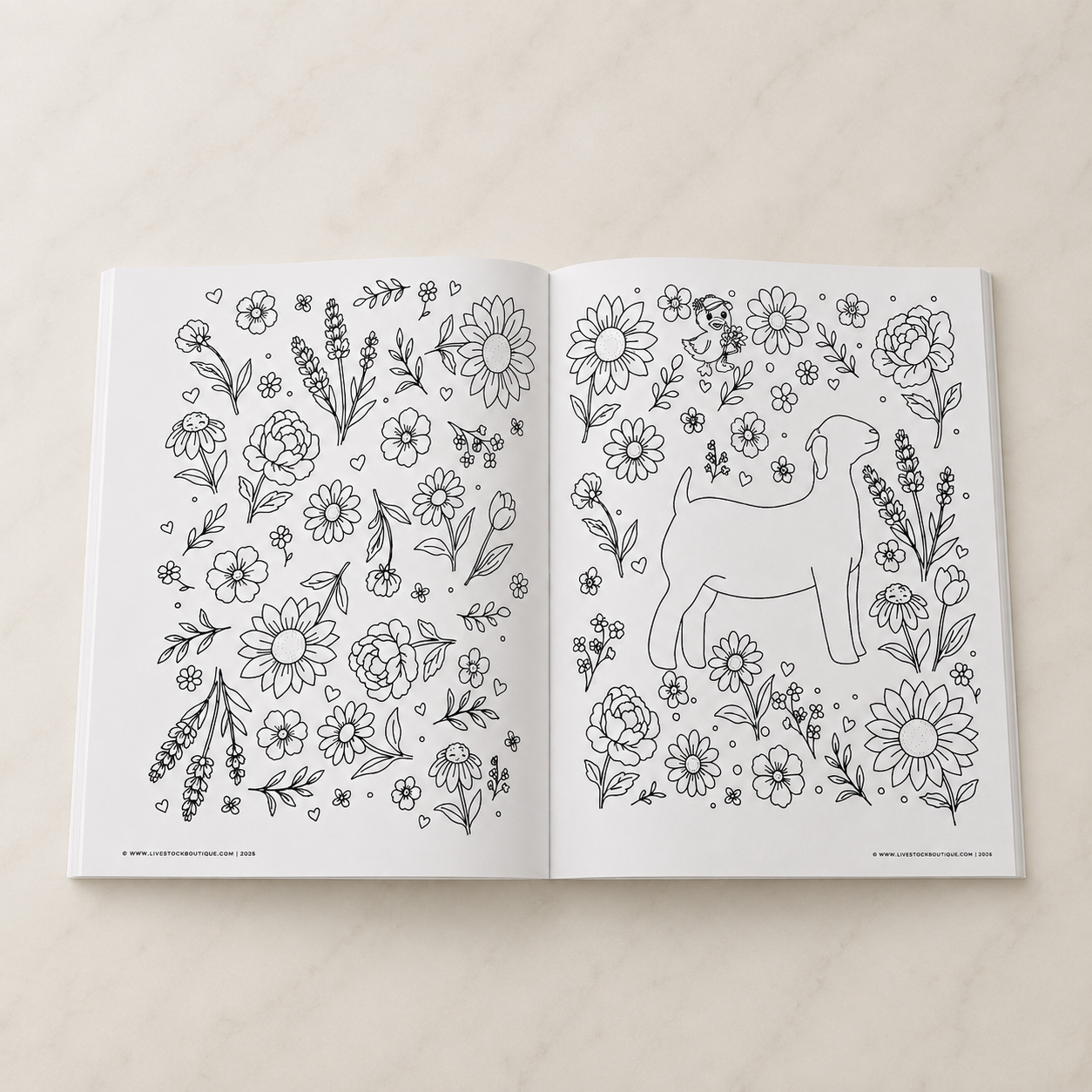 Little Stock Show Life: Going There with Goats | Livestock Coloring Book for Kids