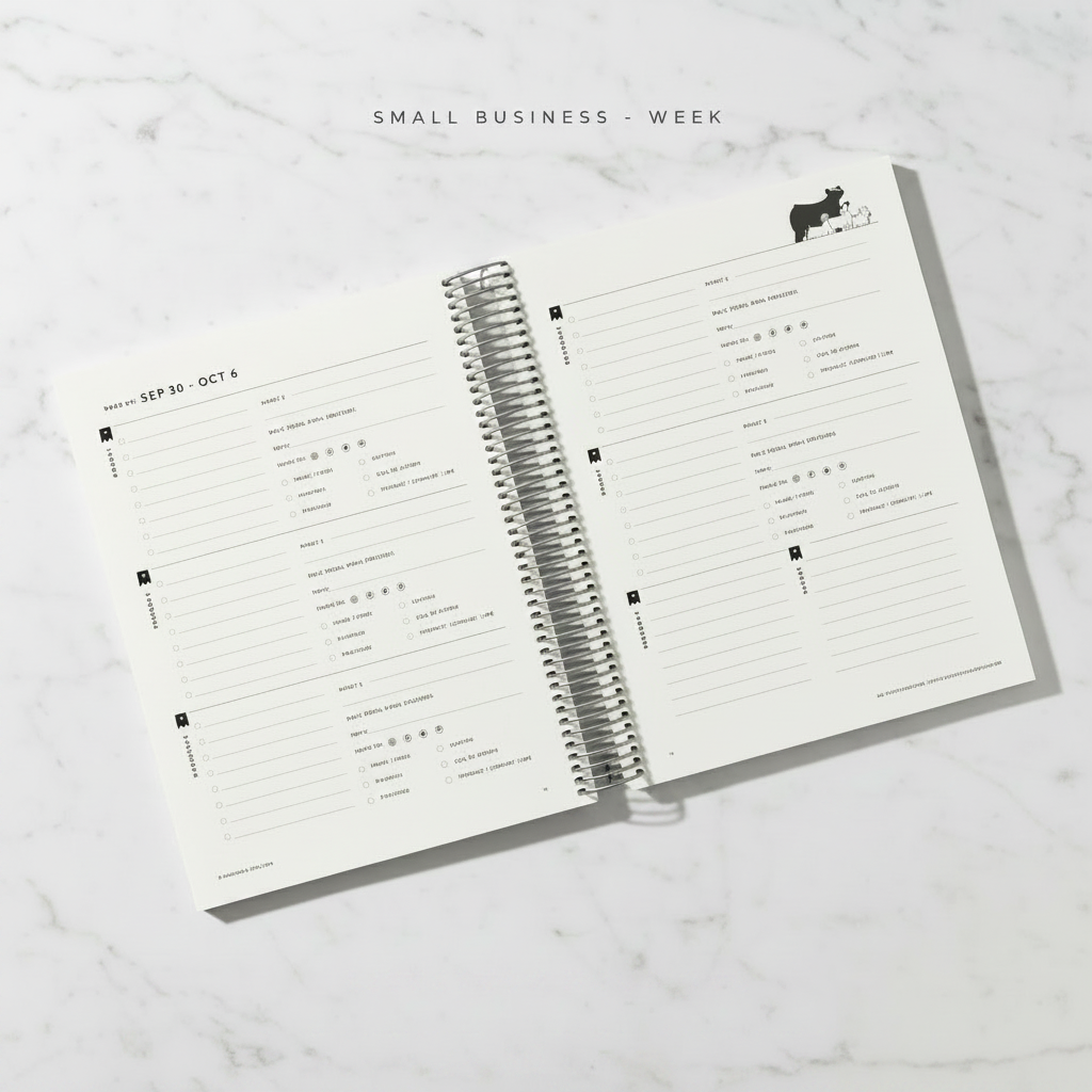 Personalized Weekly Planner for Livestock Families | Barn Bible™