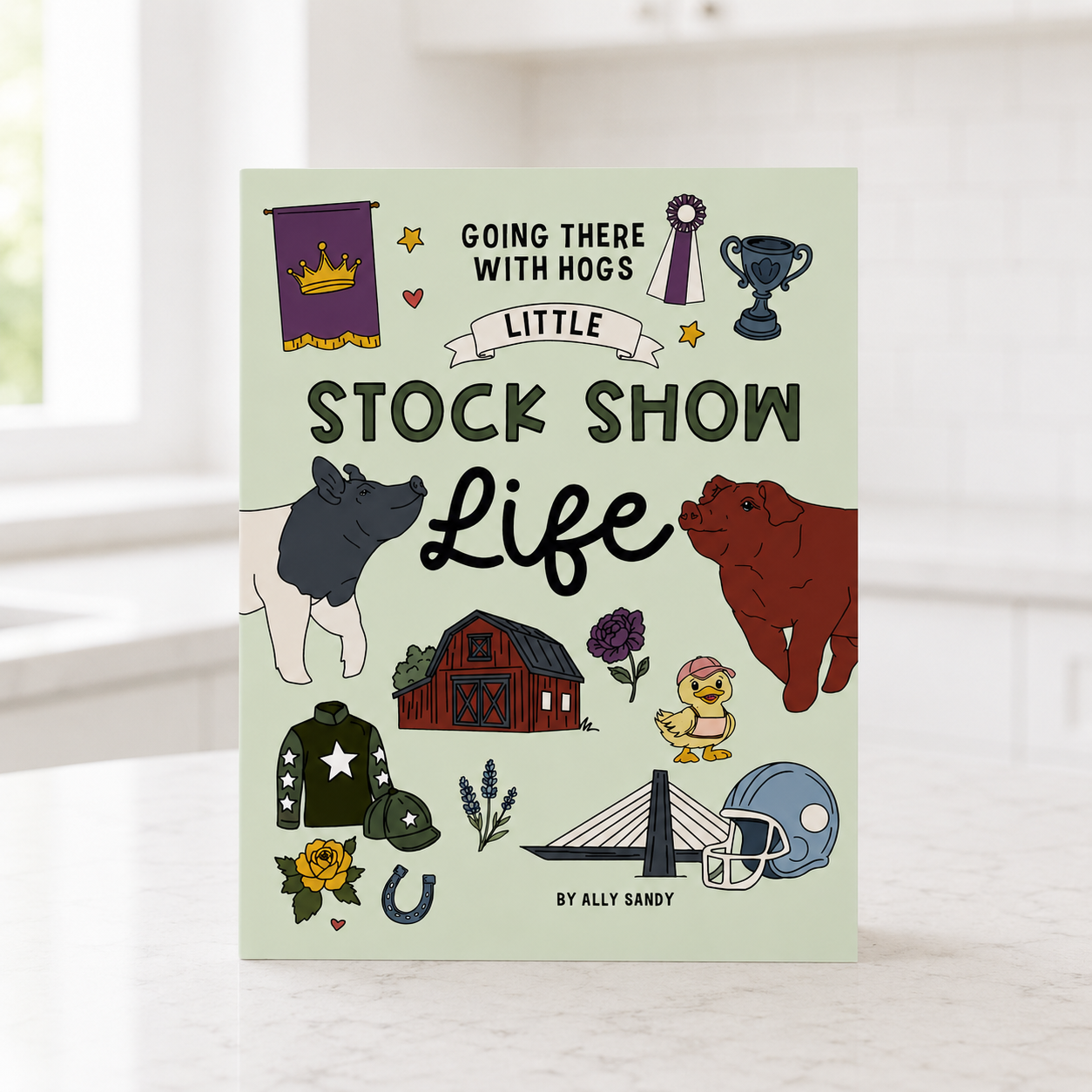 Little Stock Show Life: Going There with Hogs | Livestock Coloring Book for Kids