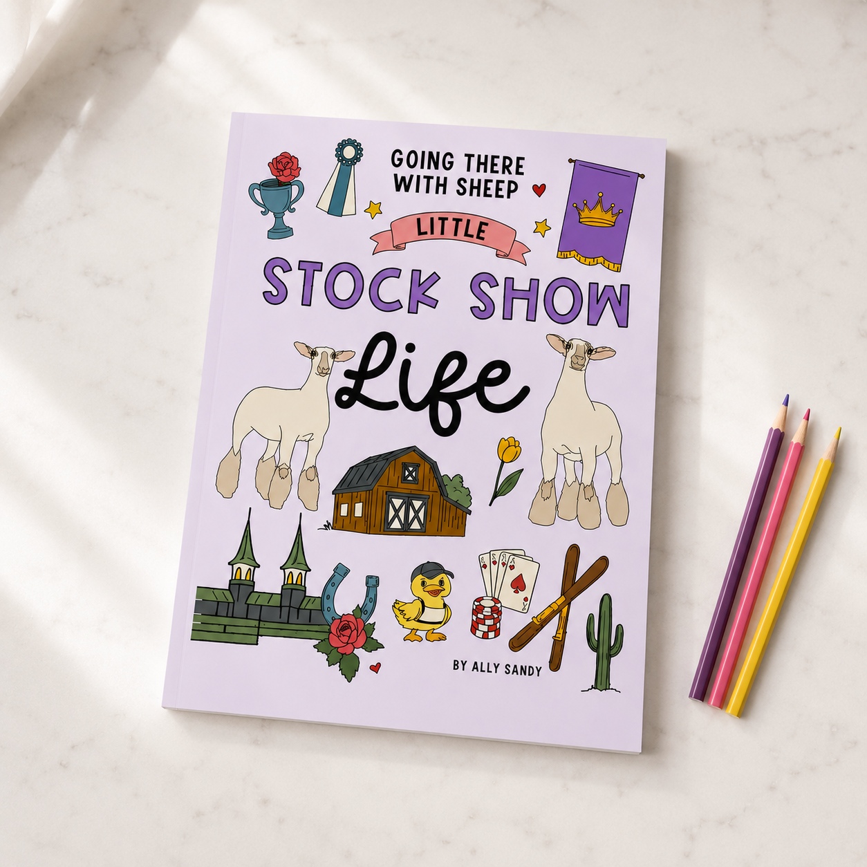 Little Stock Show Life: Going There with Sheep | Livestock Coloring Book for Kids