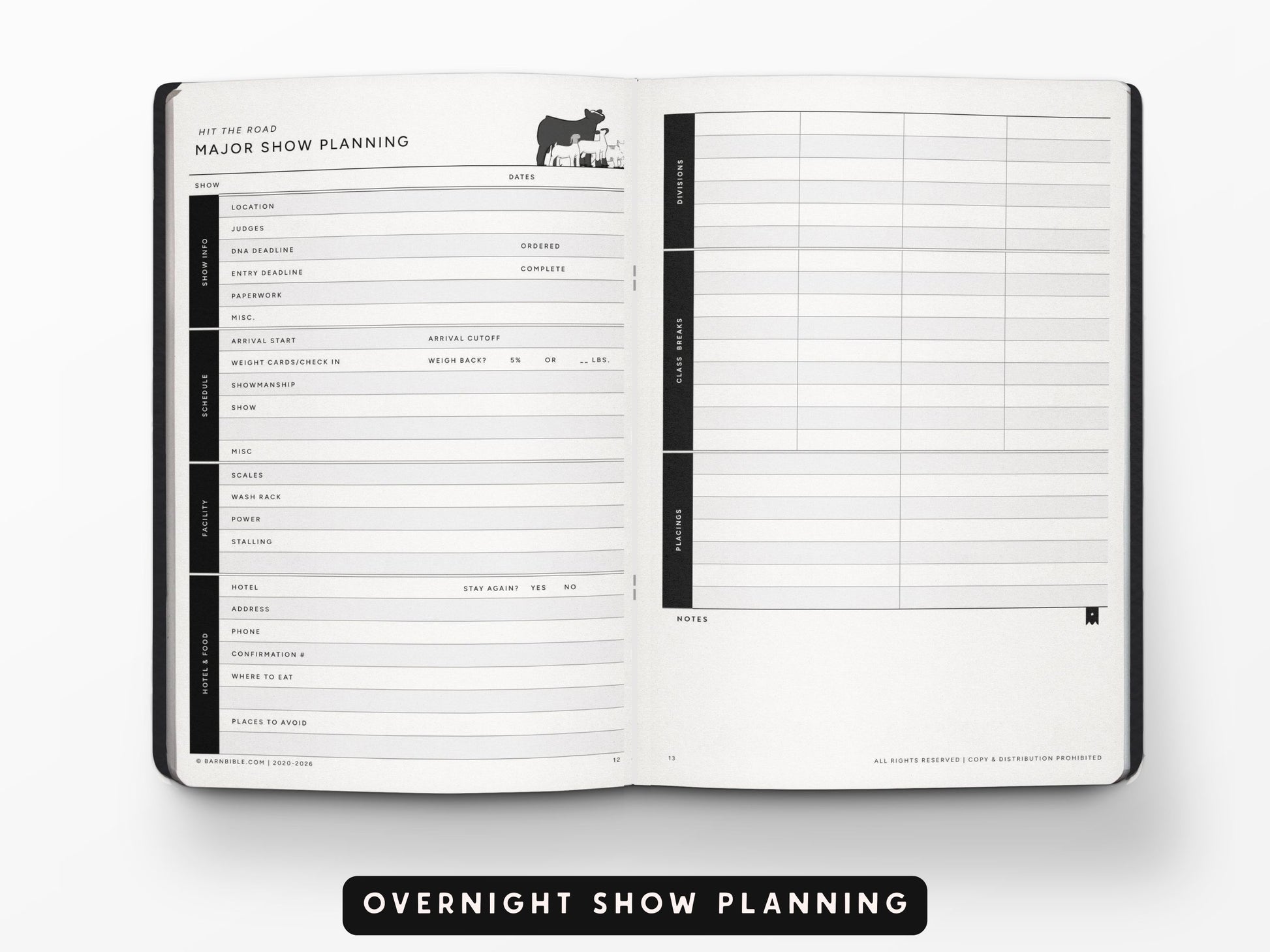 Mini Barn Bible™ Show Planner Edition