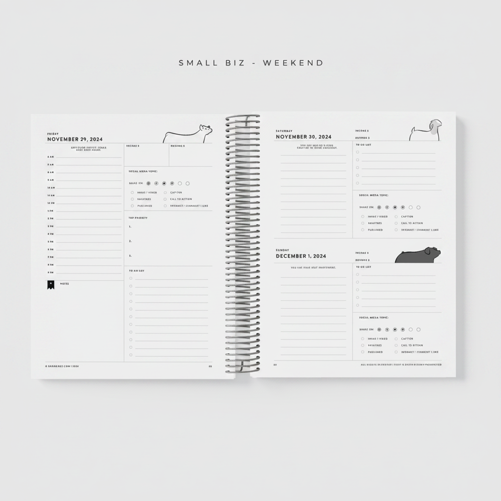 Personalized Daily Planner for Livestock Families | Barn Bible™