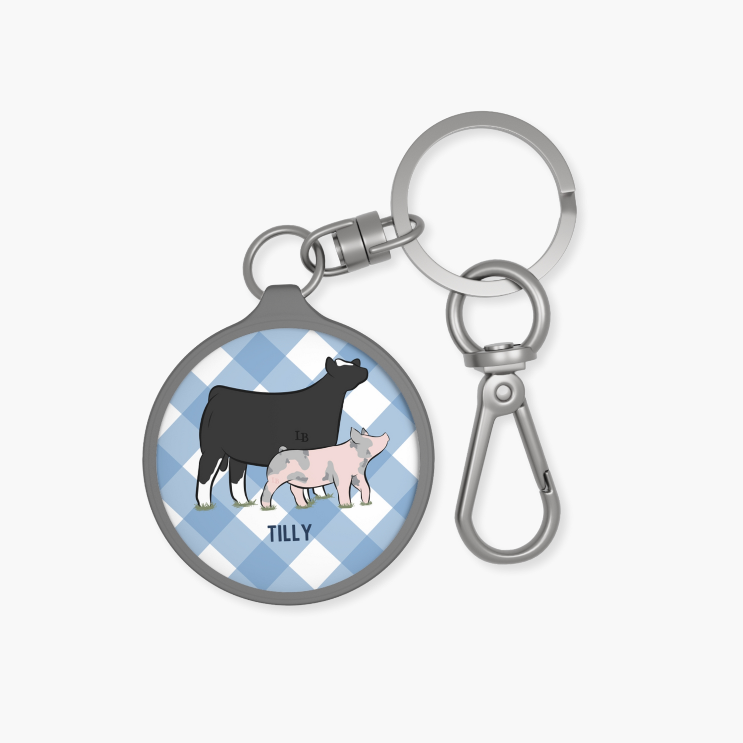 Personalized Livestock Acrylic Keychain