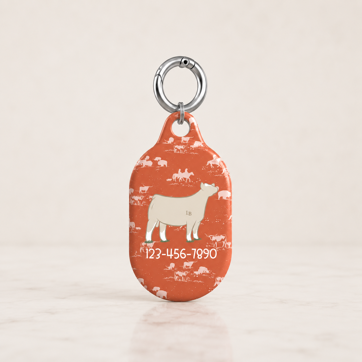 Personalized Livestock AirTag Case