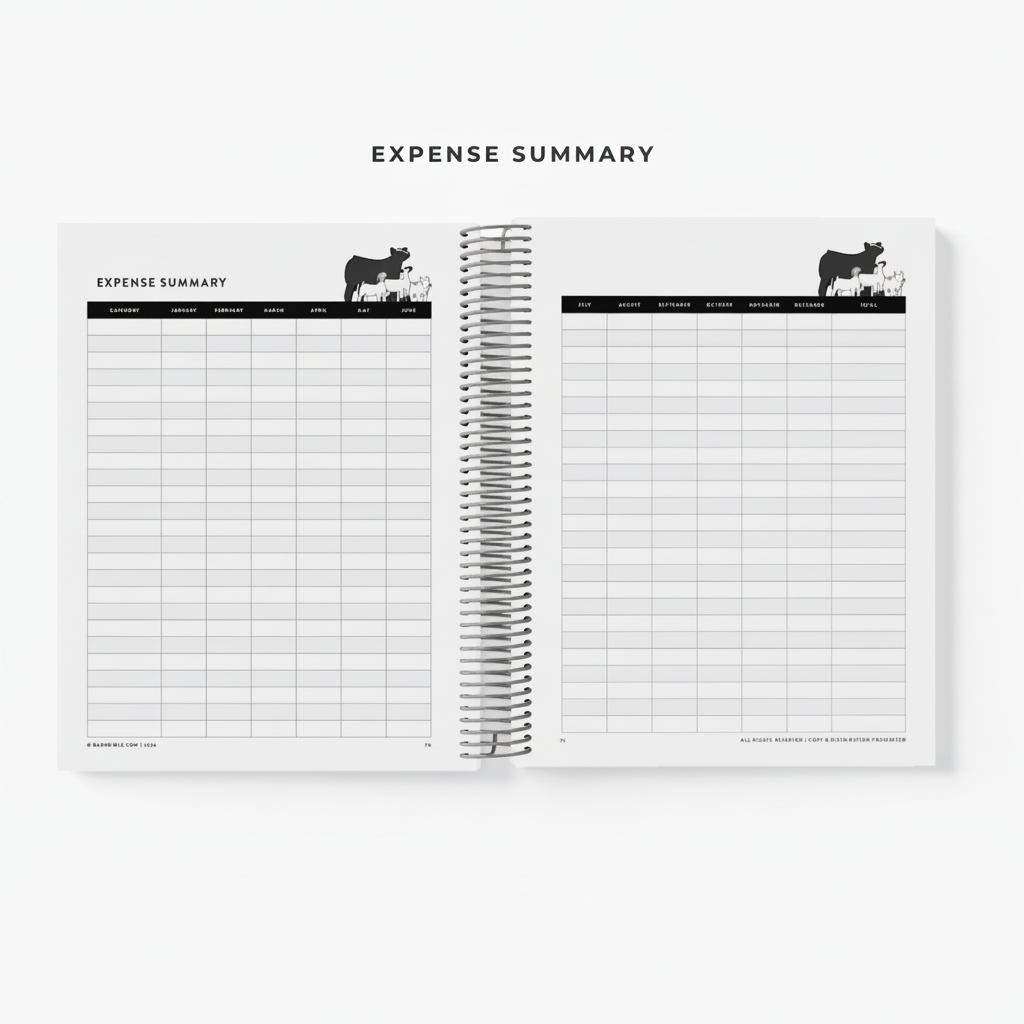 Personalized Livestock Expense Planner | Barn Bible™