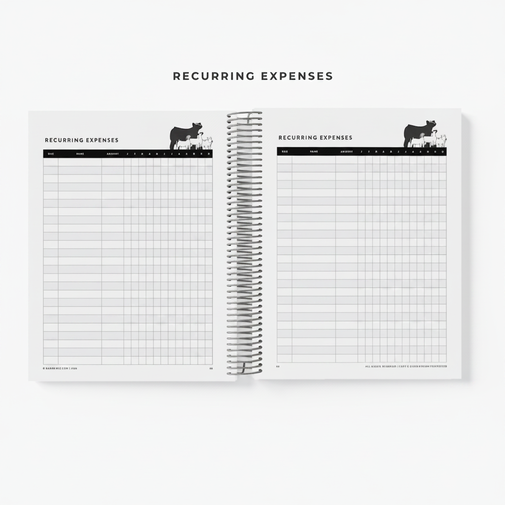 Personalized Livestock Expense Planner | Barn Bible™