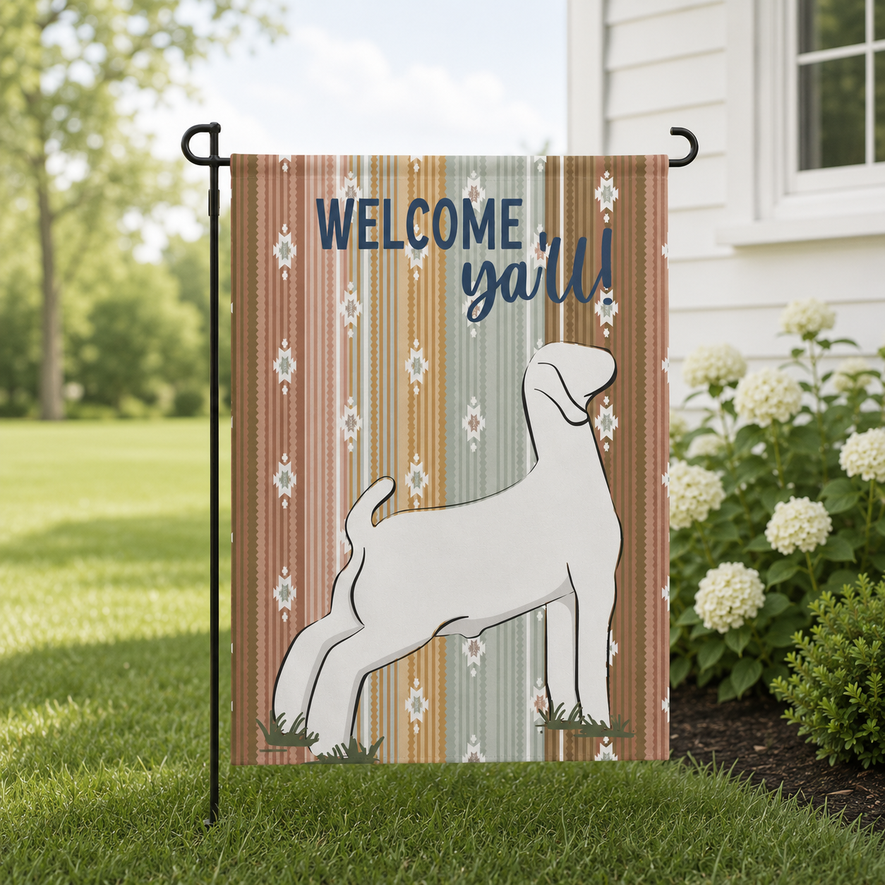 Personalized Livestock Garden Flag