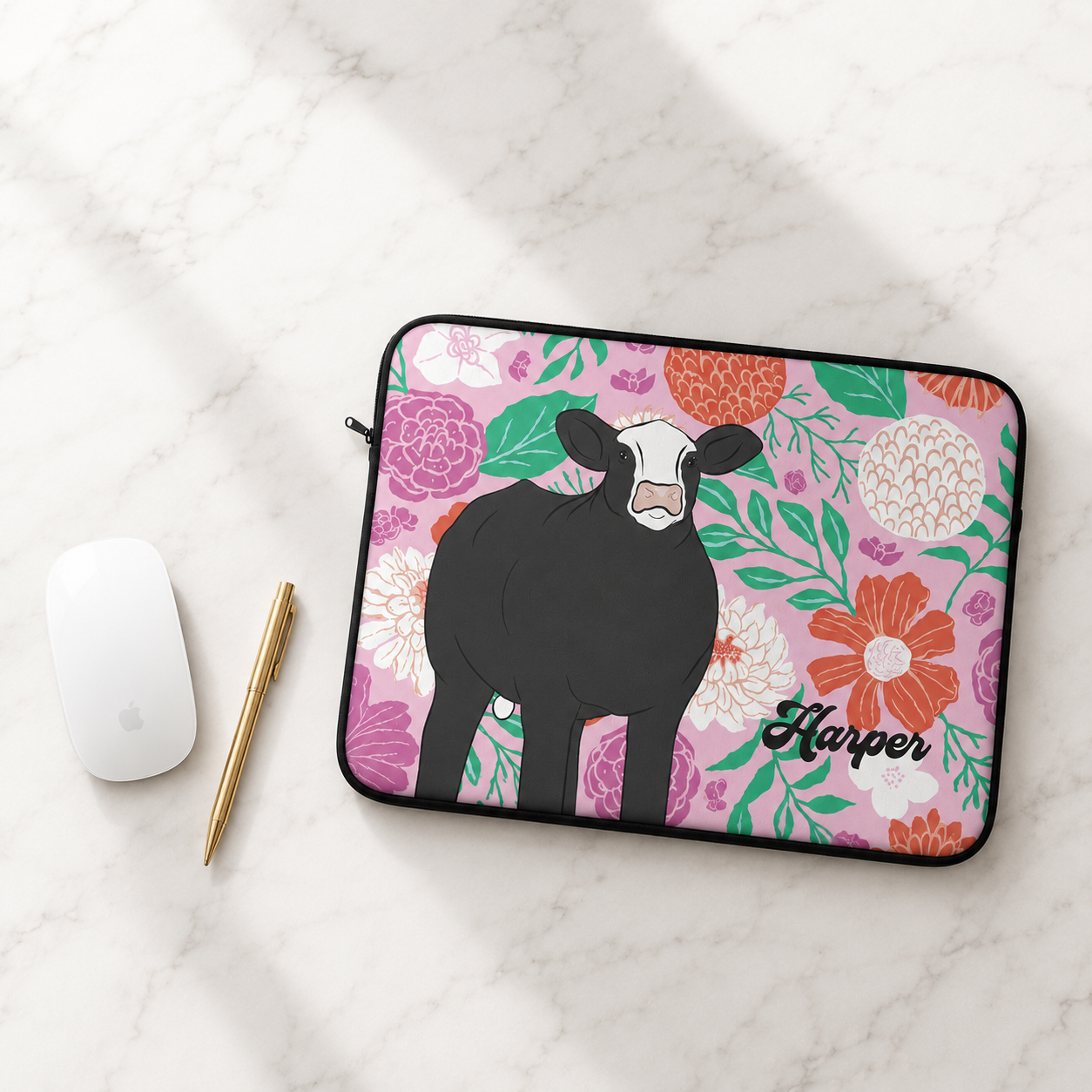 Personalized Livestock Laptop Sleeve | 3 Sizes