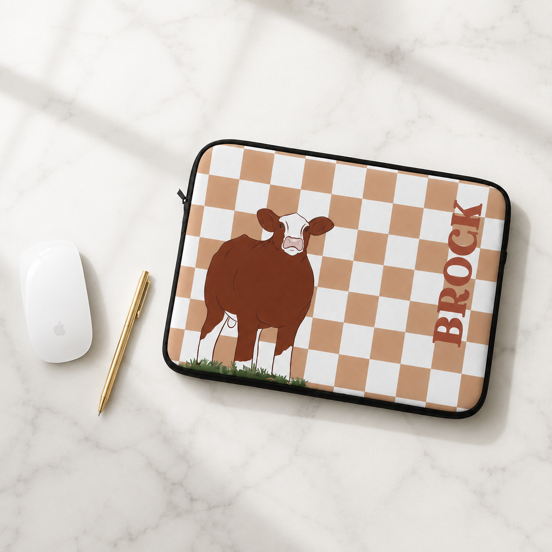 Personalized Livestock Laptop Sleeve | 3 Sizes