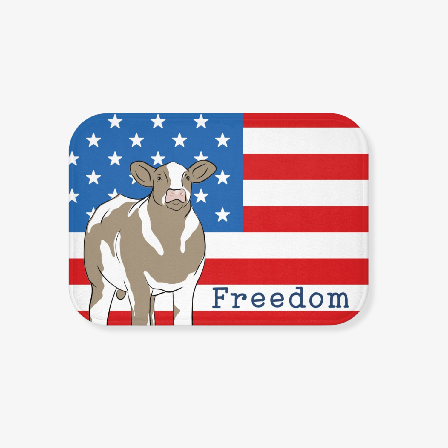 Personalized Livestock Memory Foam Bath Mat | 18" × 27"