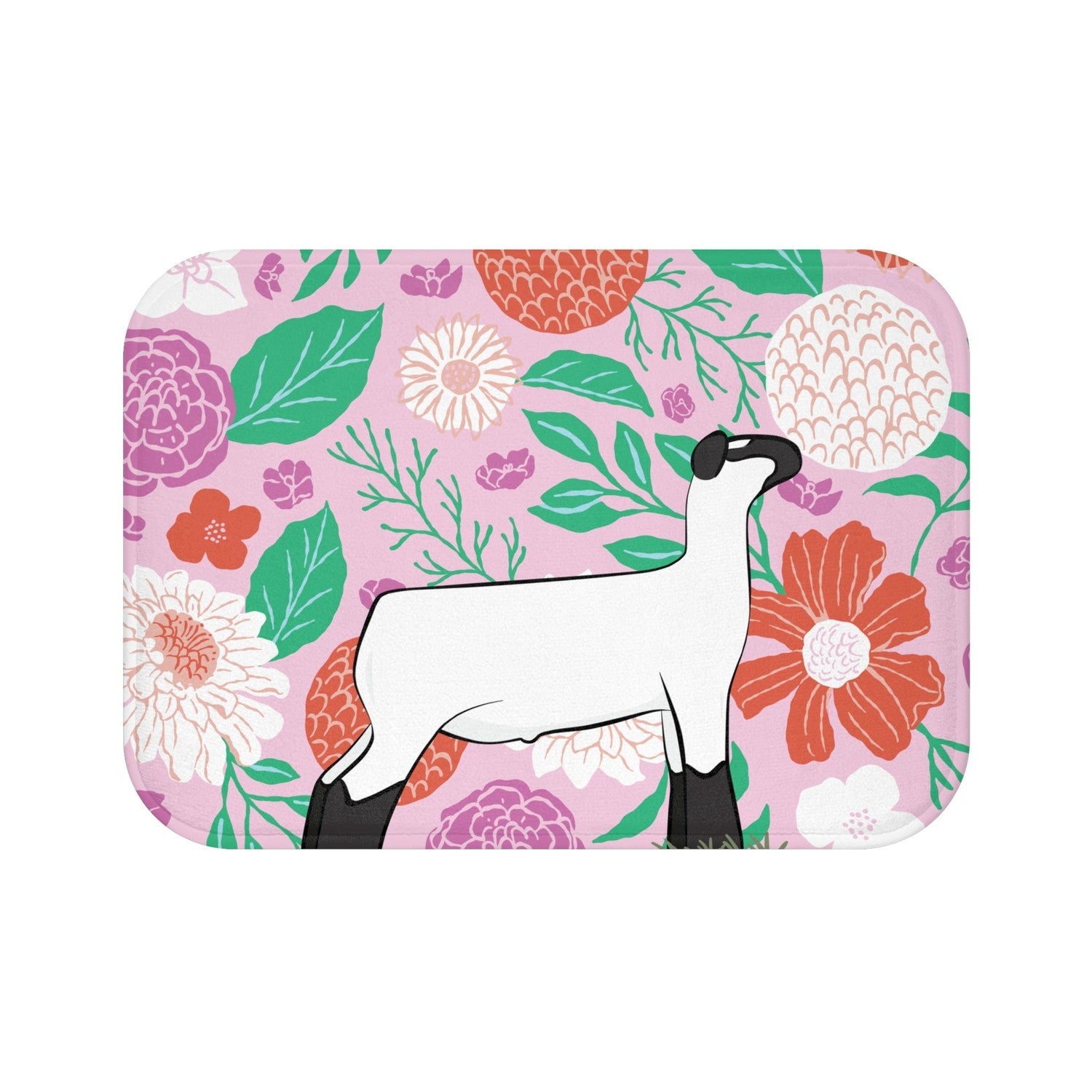 Personalized Livestock Memory Foam Bath Mat | 18" × 27"