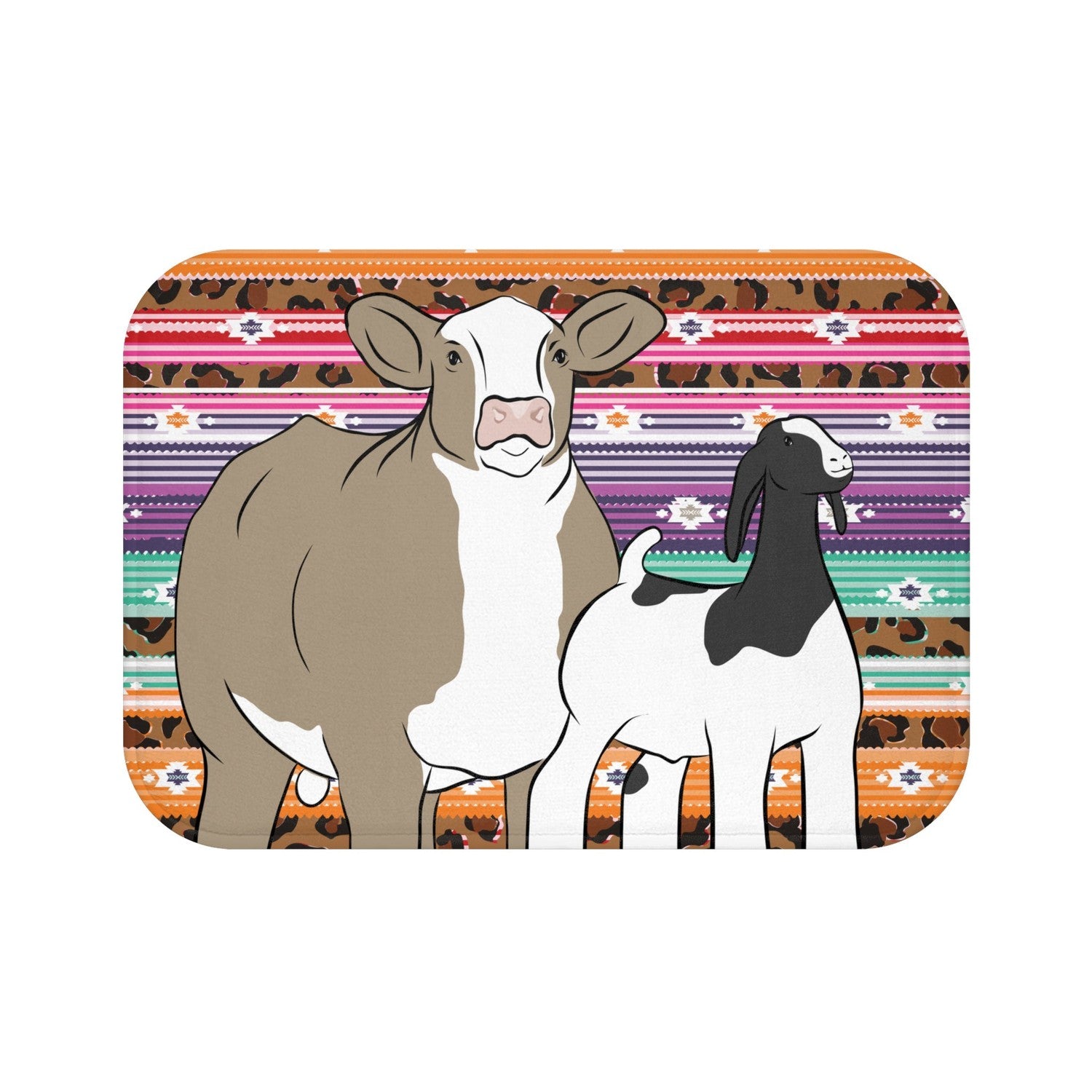 Personalized Livestock Memory Foam Bath Mat | 18" × 27"