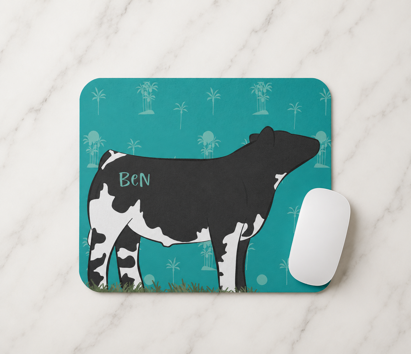 Personalized Livestock Mouse Pad | 7.75" × 9"