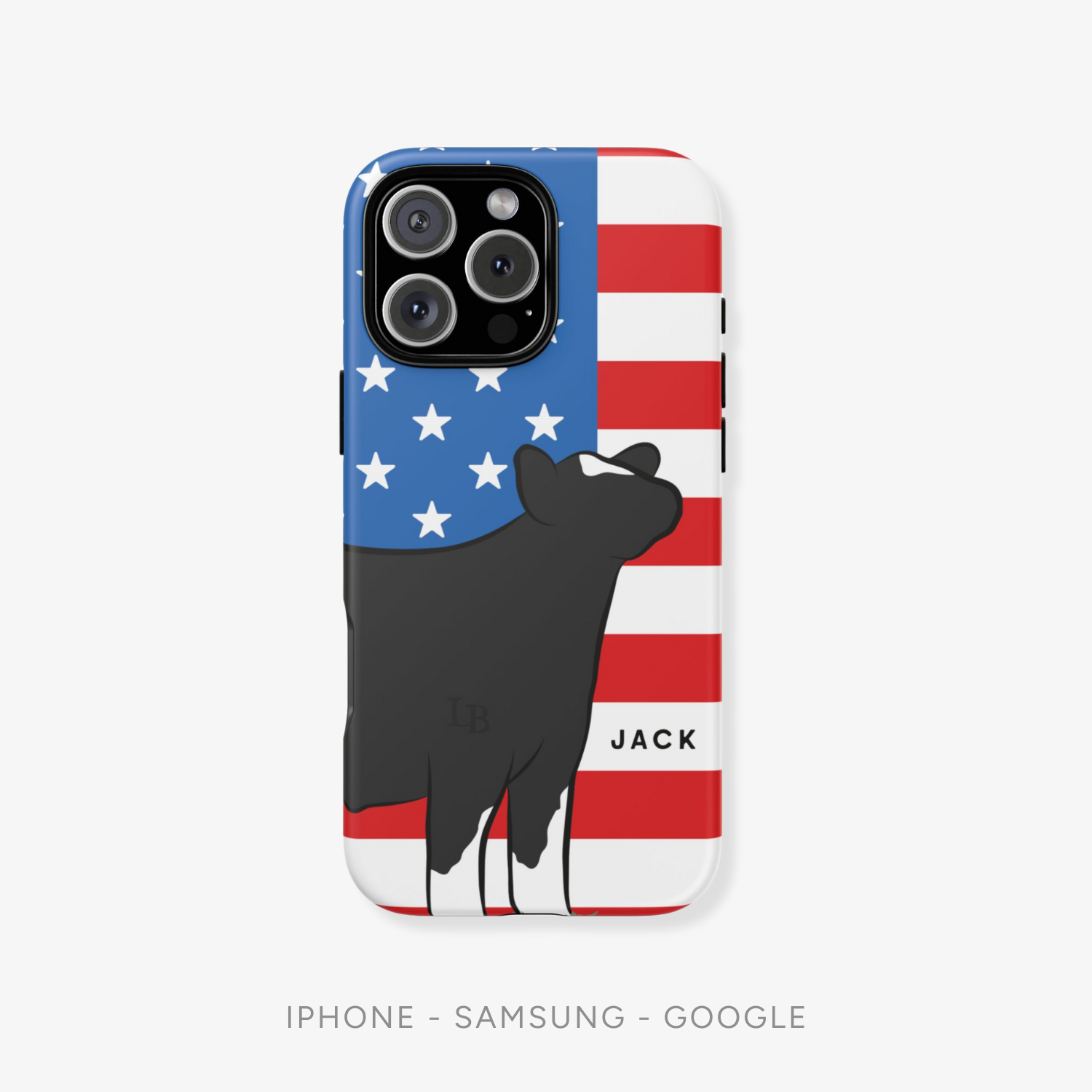 Personalized Livestock Phone Case for iPhone & Samsung