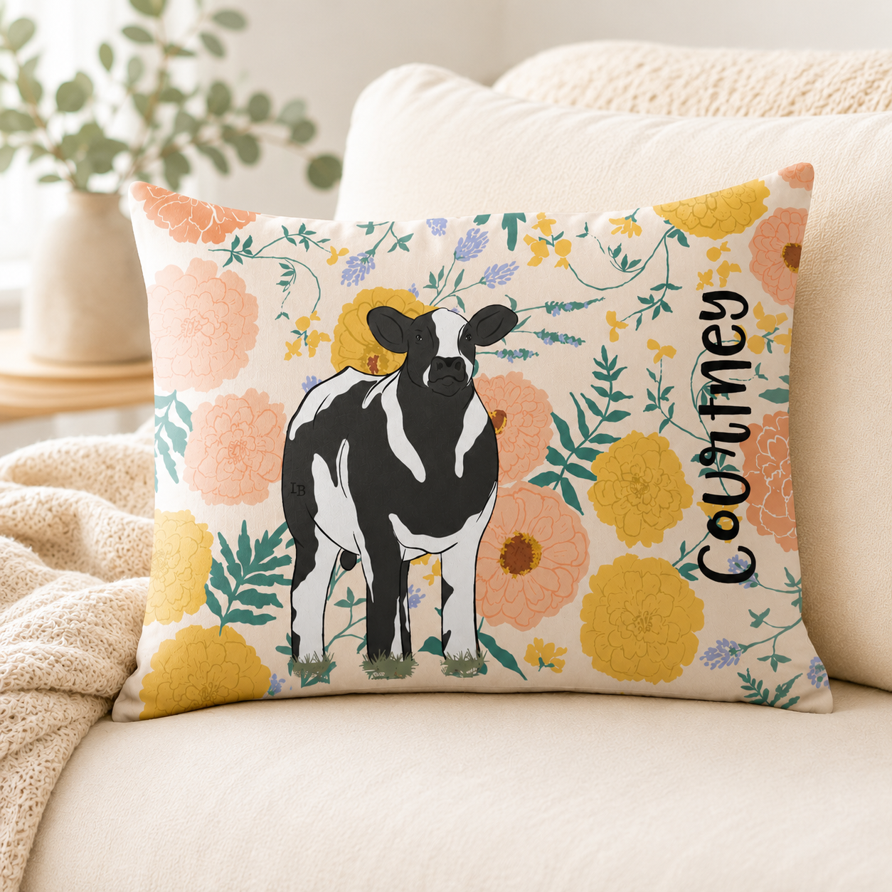Personalized Livestock Pillowcase | Standard 20" × 30"