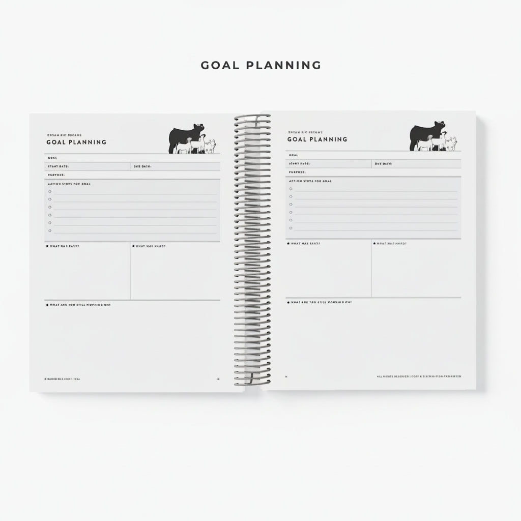 Personalized Livestock Show Planner | Barn Bible™
