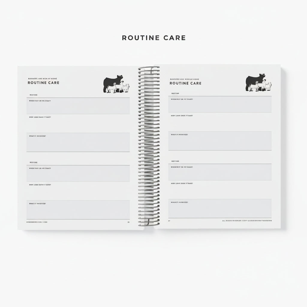 Personalized Livestock Show Planner | Barn Bible™