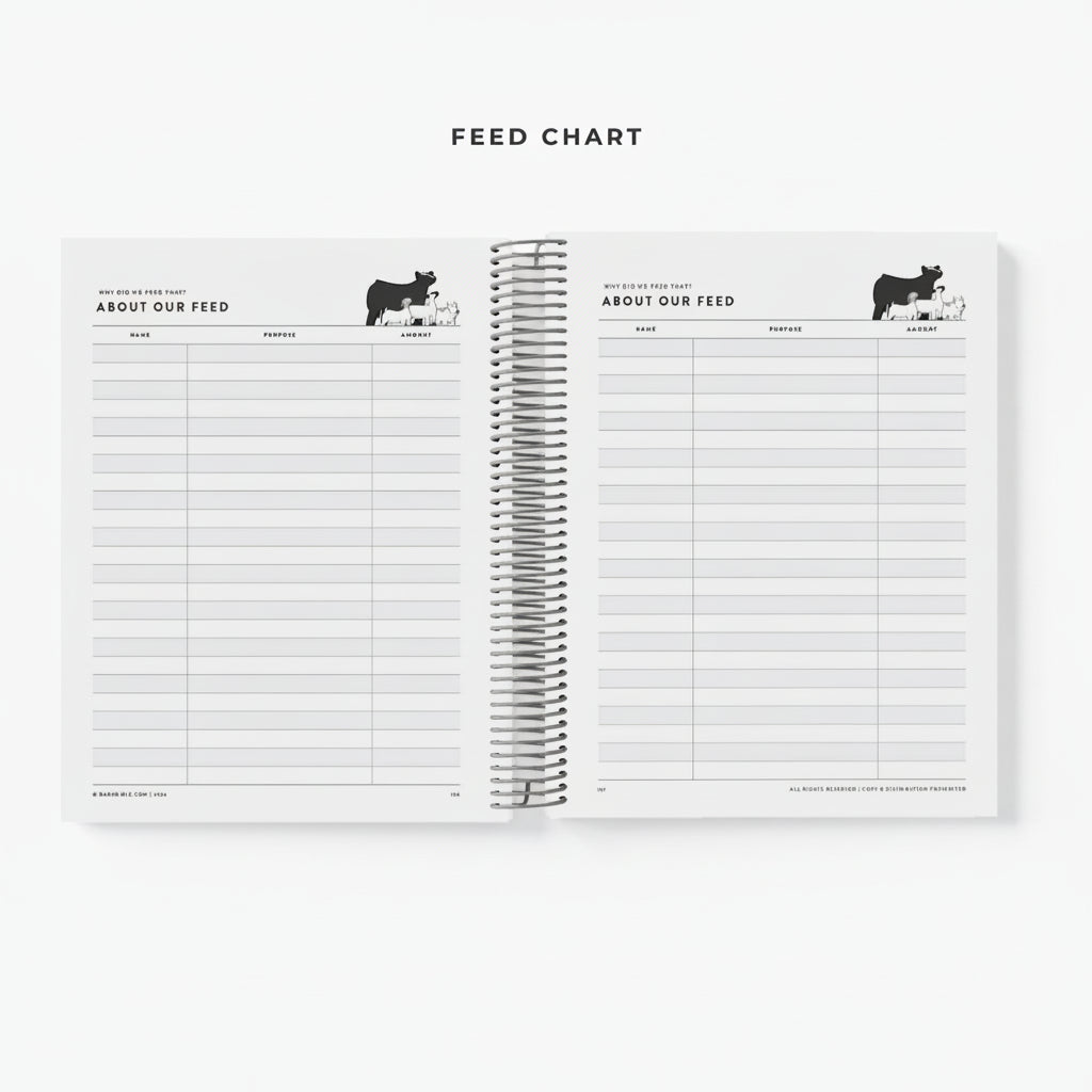 Personalized Livestock Show Planner | Barn Bible™