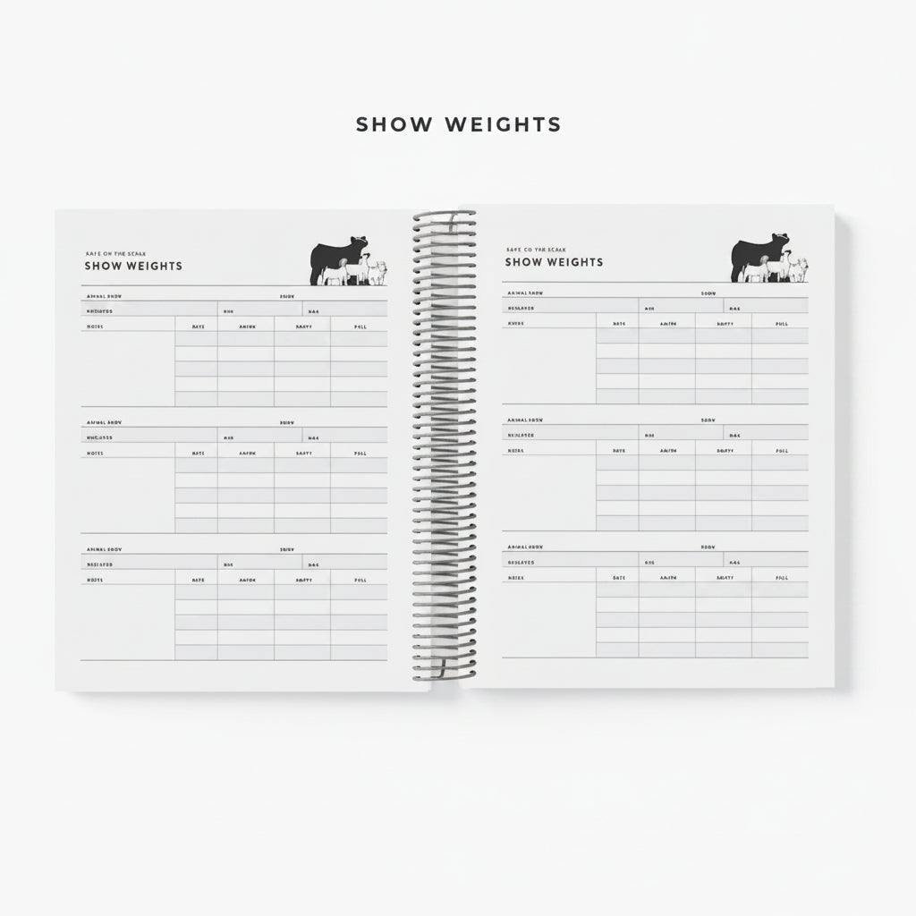 Personalized Livestock Show Planner | Barn Bible™