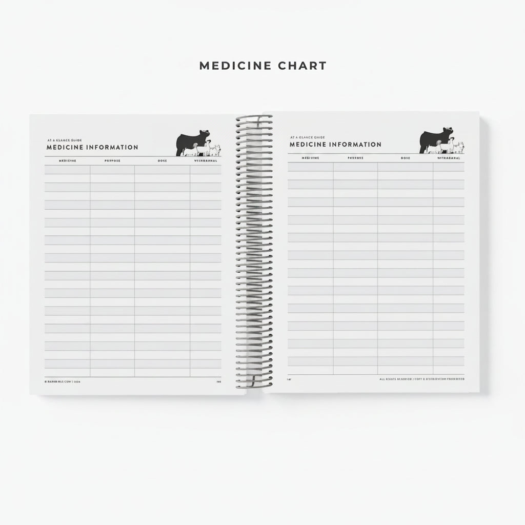 Personalized Livestock Show Planner | Barn Bible™