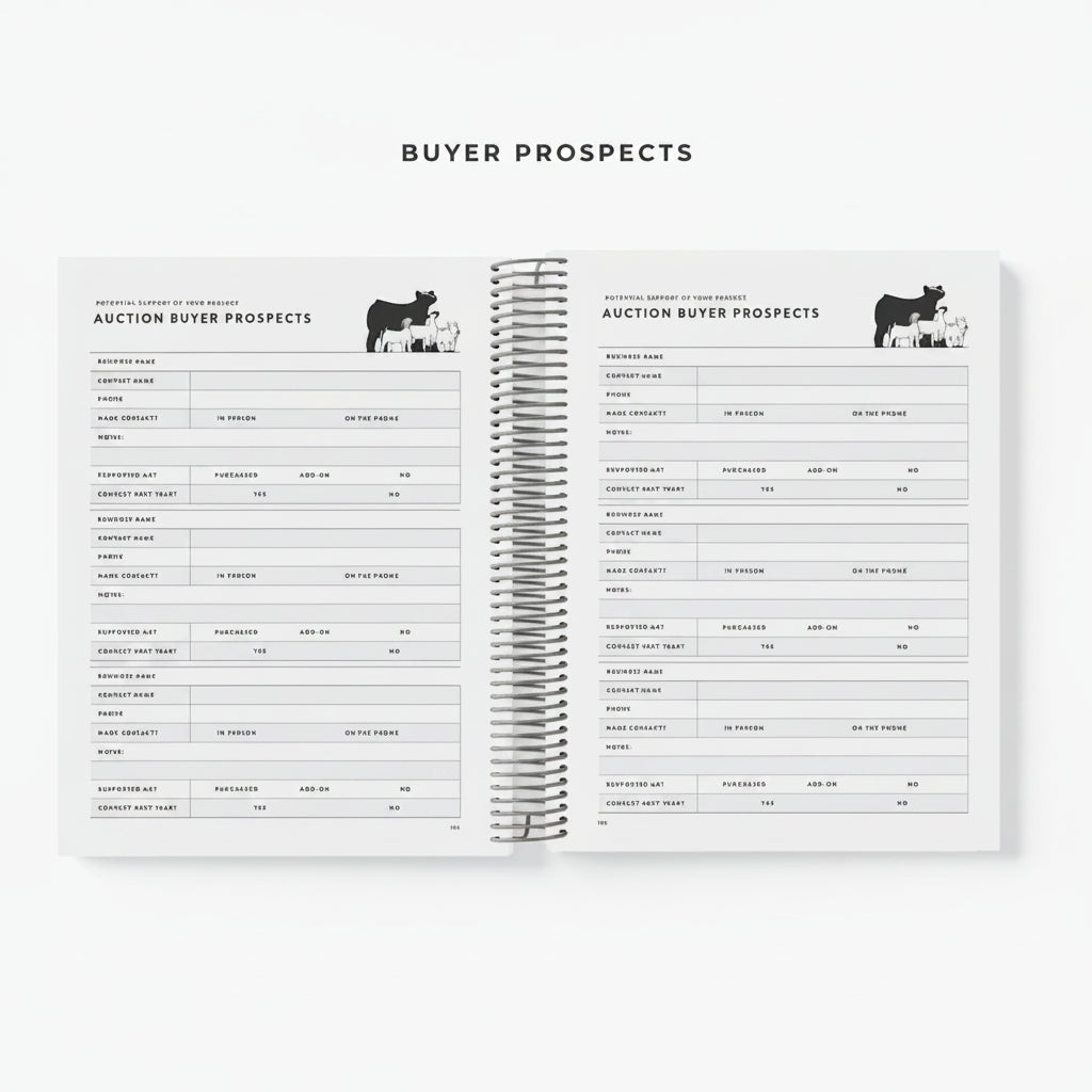 Personalized Livestock Show Planner | Barn Bible™