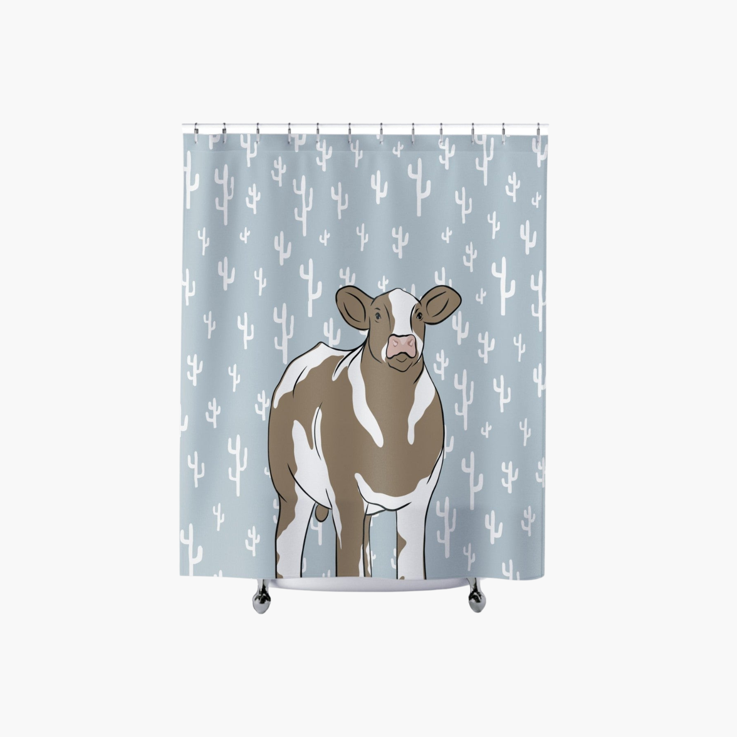 Personalized Livestock Shower Curtain | 70" × 74"