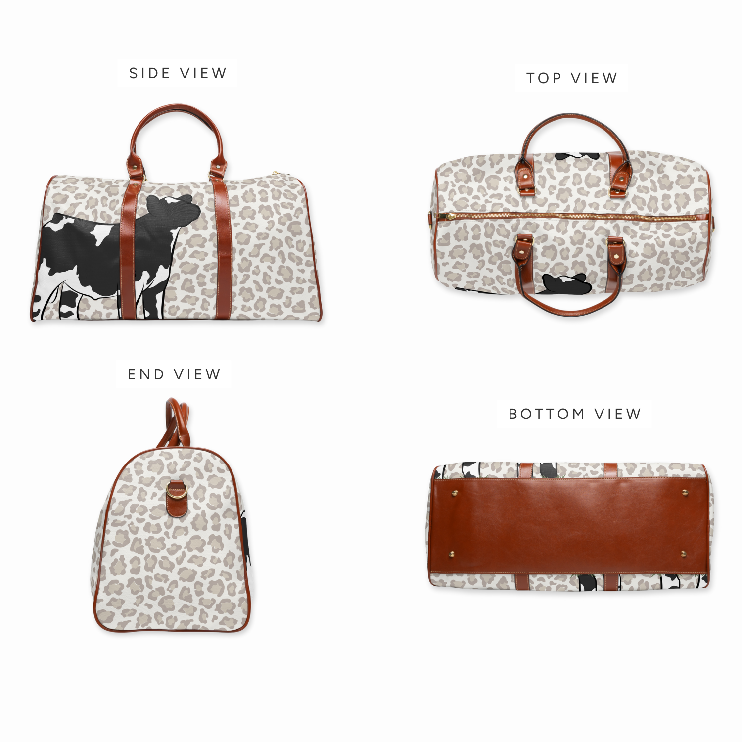 Personalized Livestock Waterproof Travel Bag